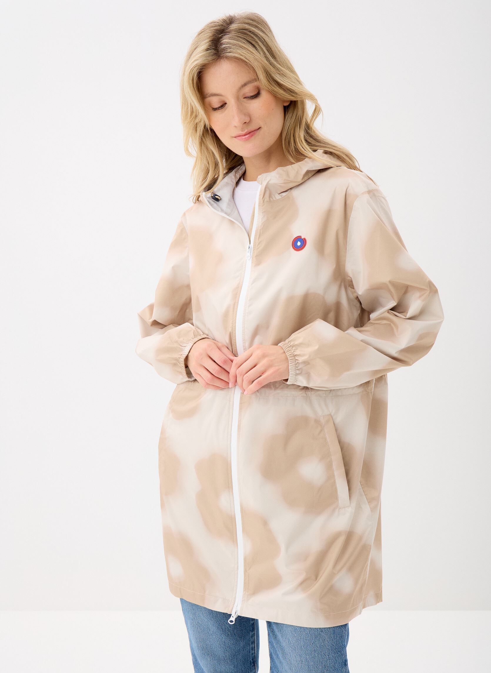 Regenjacken Amelot print damen beige FLOTTE Regenjacken Amelot print damen beige Daisy