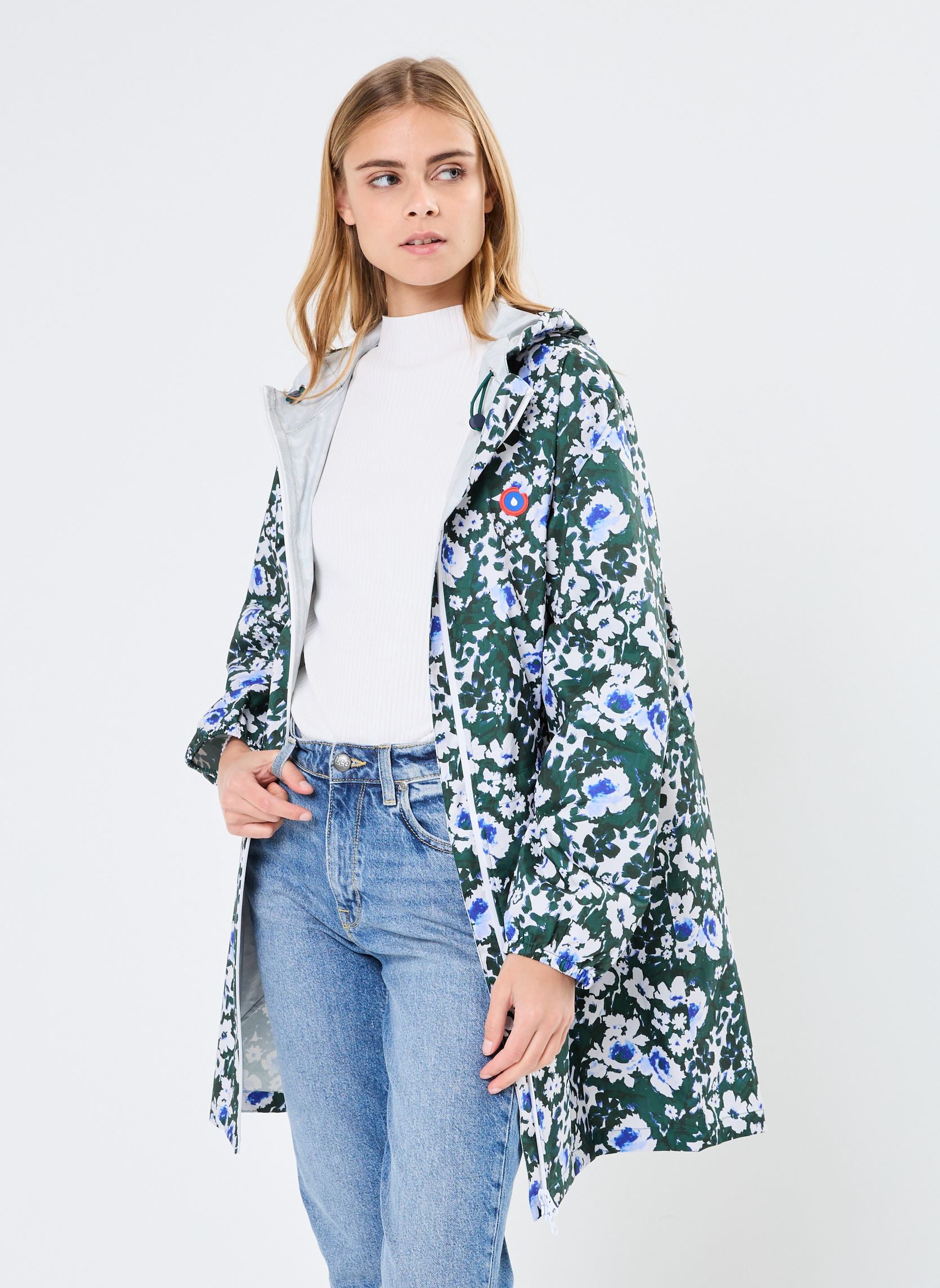 Regenjacken Amelot print damen grün FLOTTE Regenjacken Amelot print damen grün Geranium