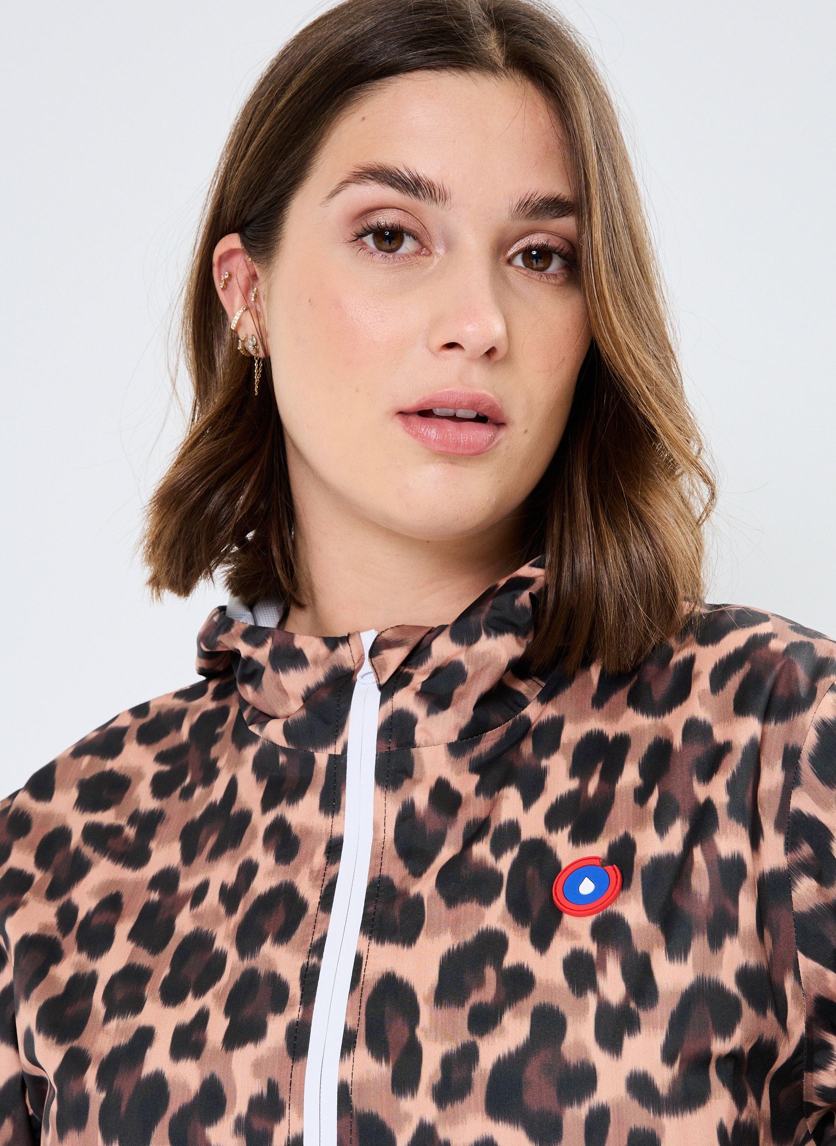 Regenjacken Amelot print braun FLOTTE Regenjacken Amelot print braun New Leopard