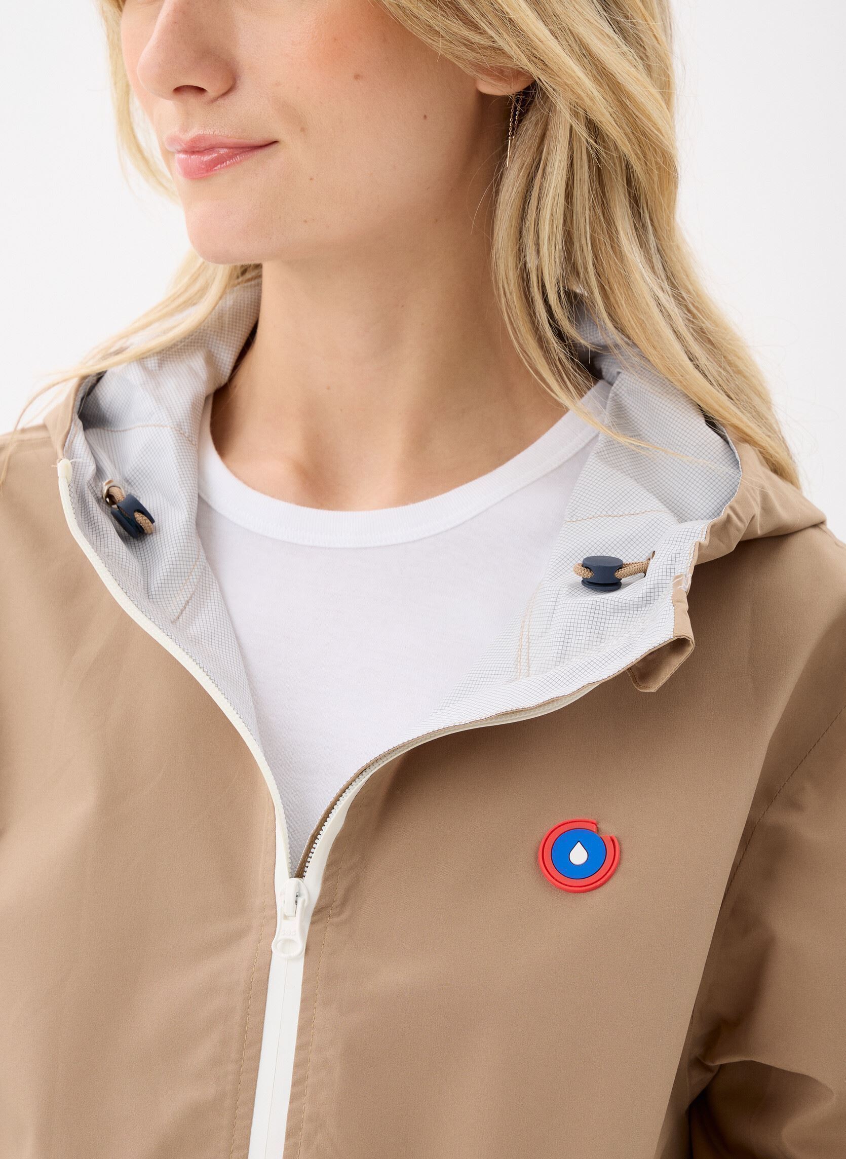 Vestes imperméable Amelot classique - Unisexe marron FLOTTE Vestes imperméable Amelot classique - Unisexe marron Sahara