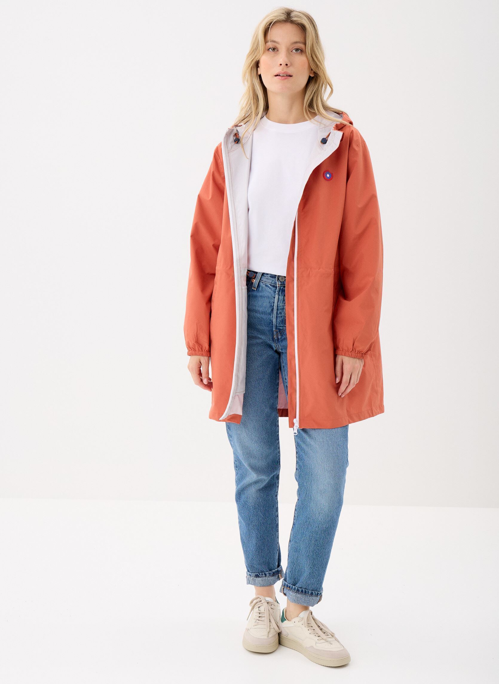 Vestes imperméable Amelot classique - Unisexe femme orange FLOTTE Vestes imperméable Amelot classique - Unisexe femme orange Ginger