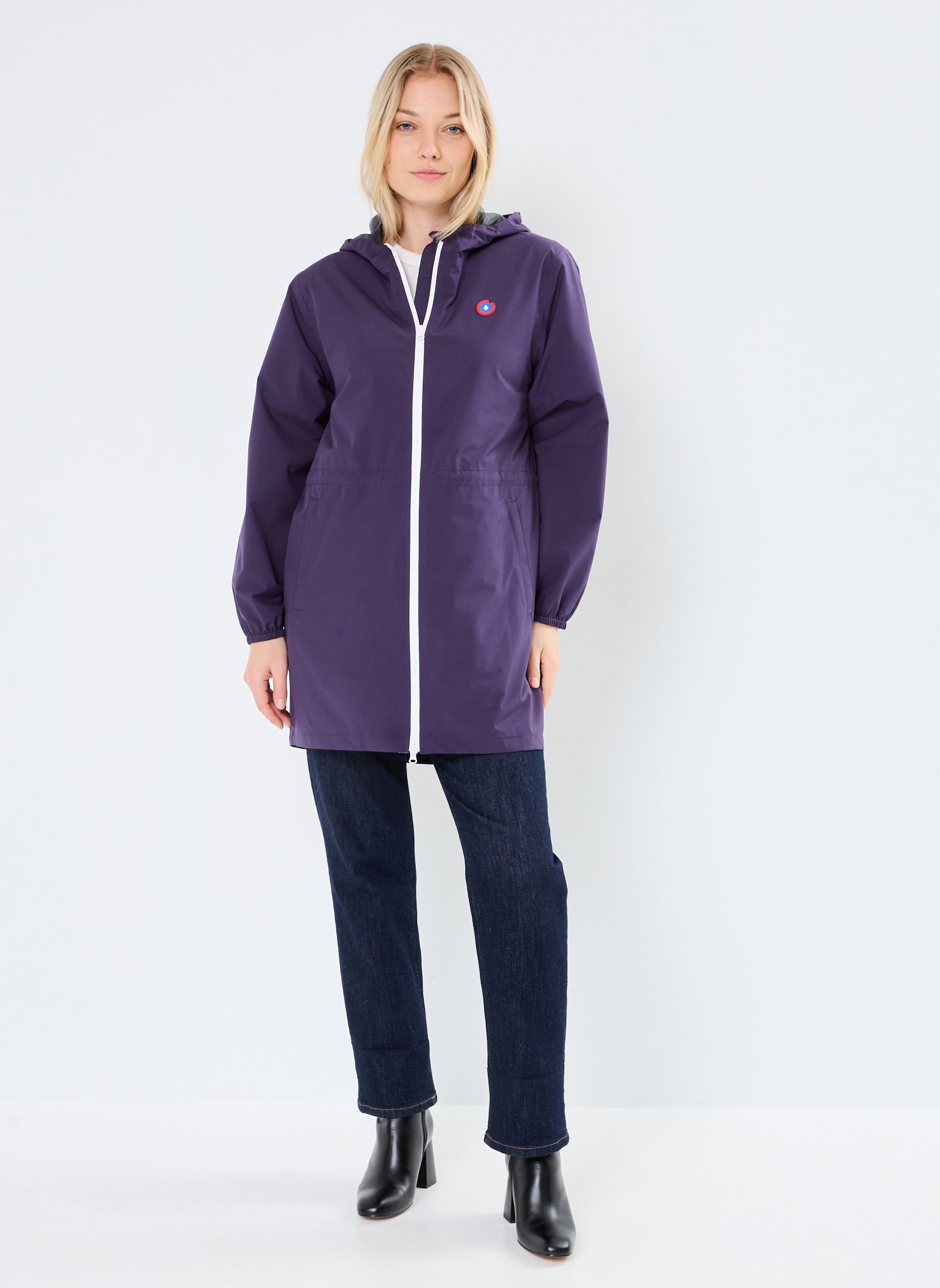 Regenjacken Amelot classique - Unisexe damen violett FLOTTE Regenjacken Amelot classique - Unisexe damen violett Aubergine