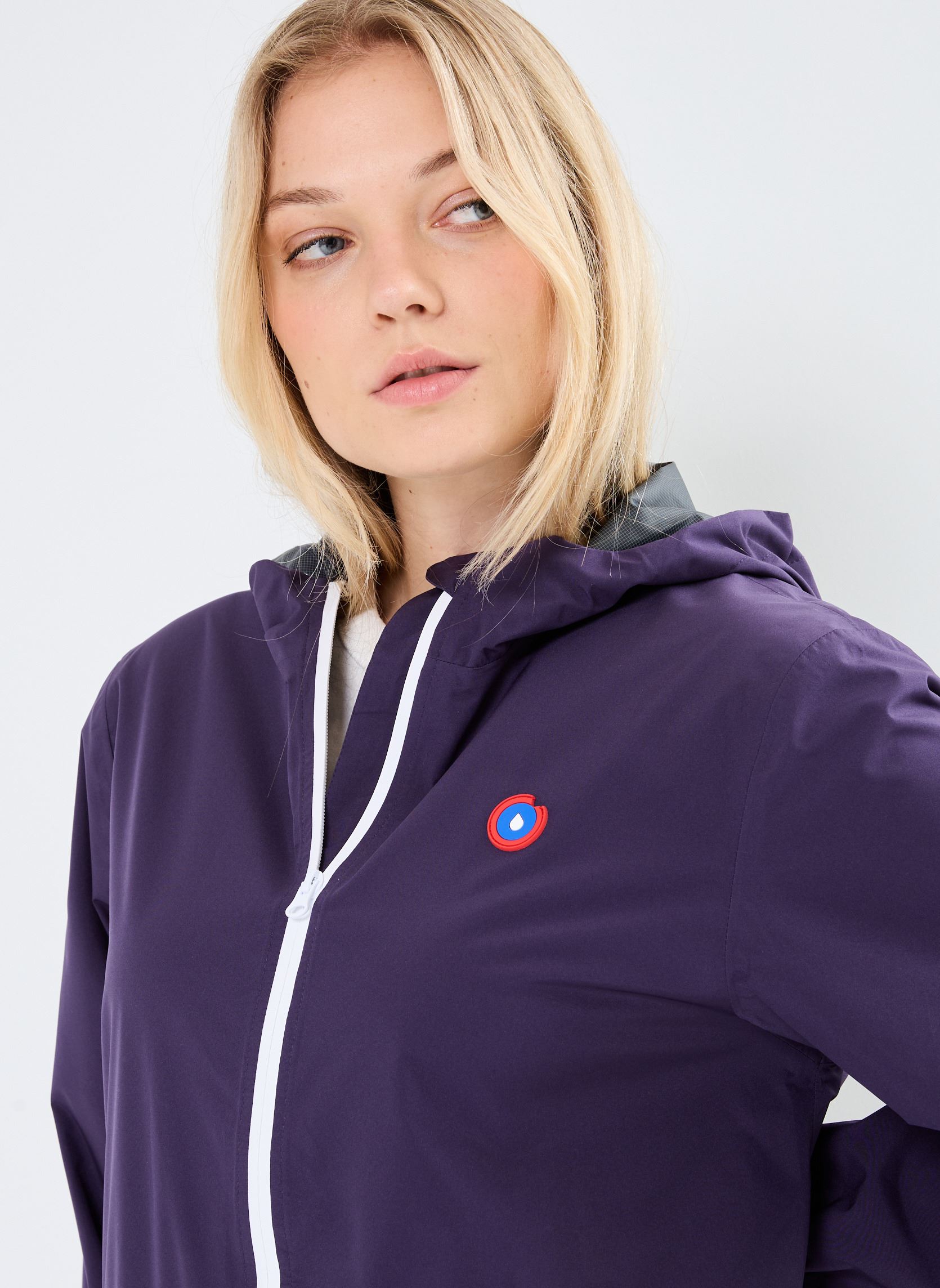 Regenjacken Amelot classique - Unisexe damen violett FLOTTE Regenjacken Amelot classique - Unisexe damen violett Aubergine
