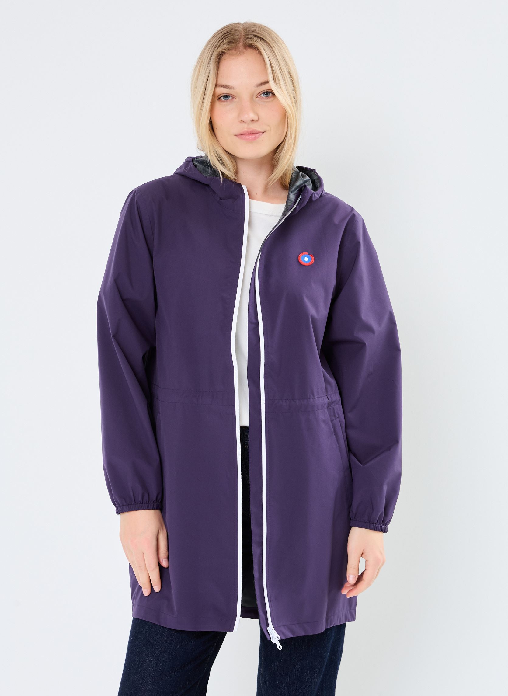 Regenjacken Amelot classique - Unisexe damen violett FLOTTE Regenjacken Amelot classique - Unisexe damen violett Aubergine