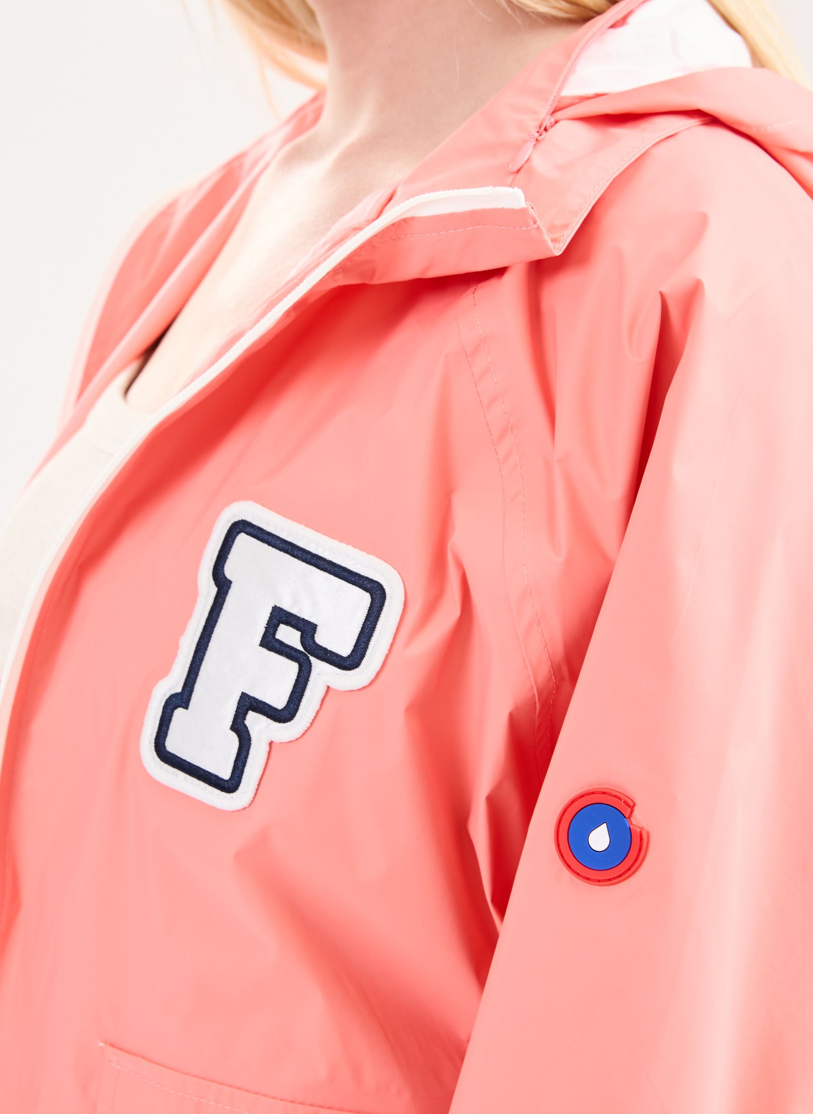 Vestes imperméable Sorbonne femme orange FLOTTE Vestes imperméable Sorbonne femme orange Corail
