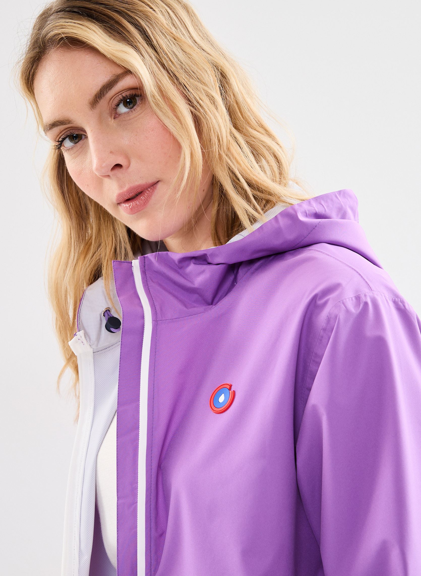 Femmes solide veste de pluie extérieure grande taille imperméable à Femmes solide veste de pluie extérieure grande taille imperméable à