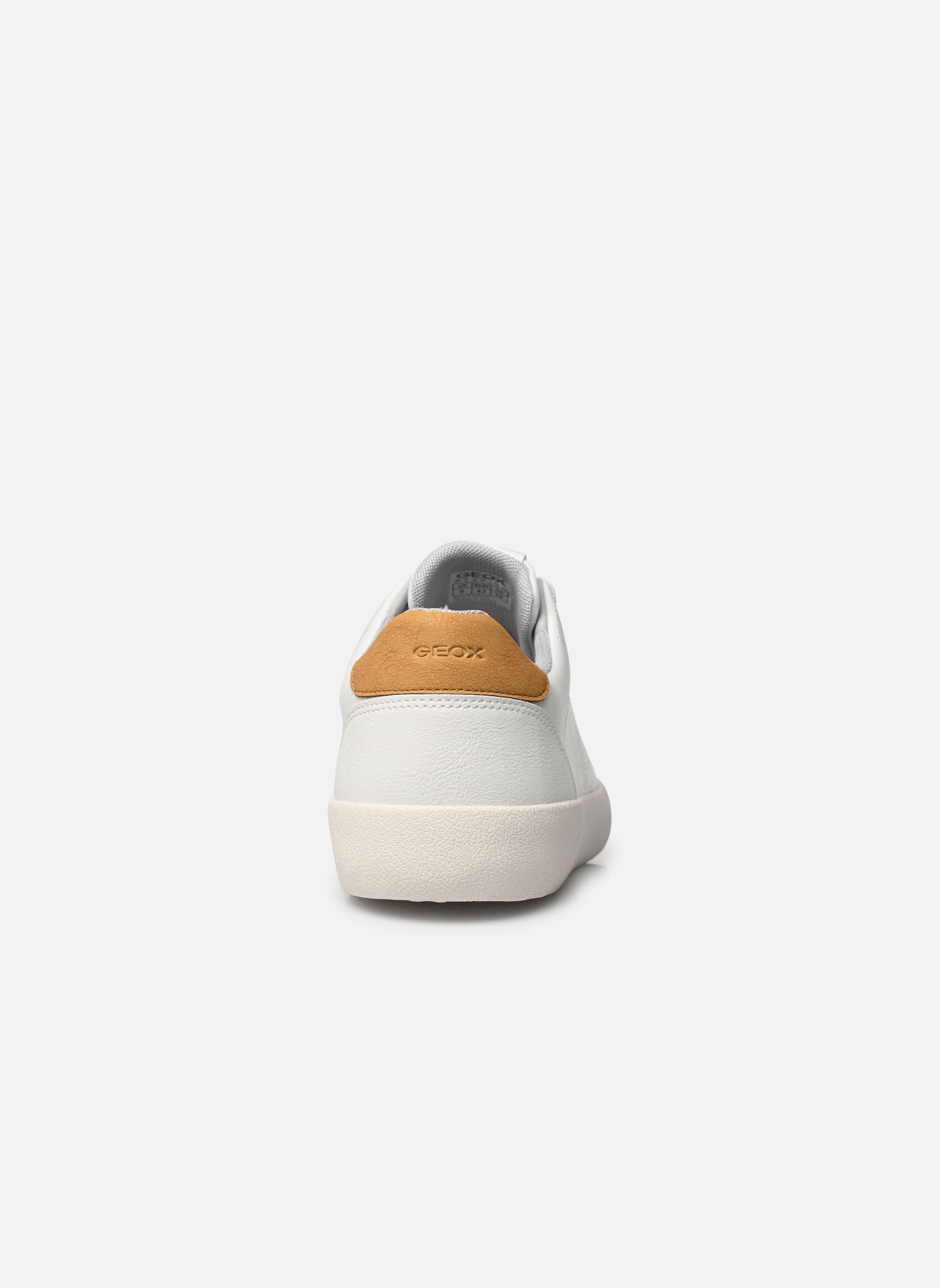 Baskets U AFFILE homme blanc Geox Baskets U AFFILE homme blanc Blanc/jaune