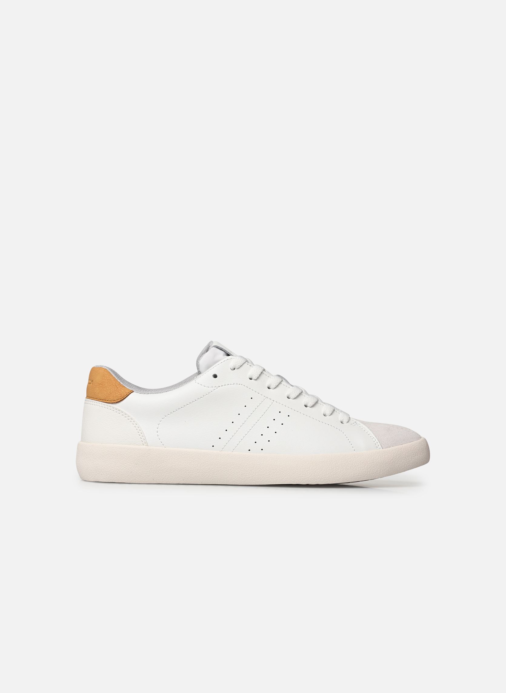 Baskets U AFFILE homme blanc Geox Baskets U AFFILE homme blanc Blanc/jaune