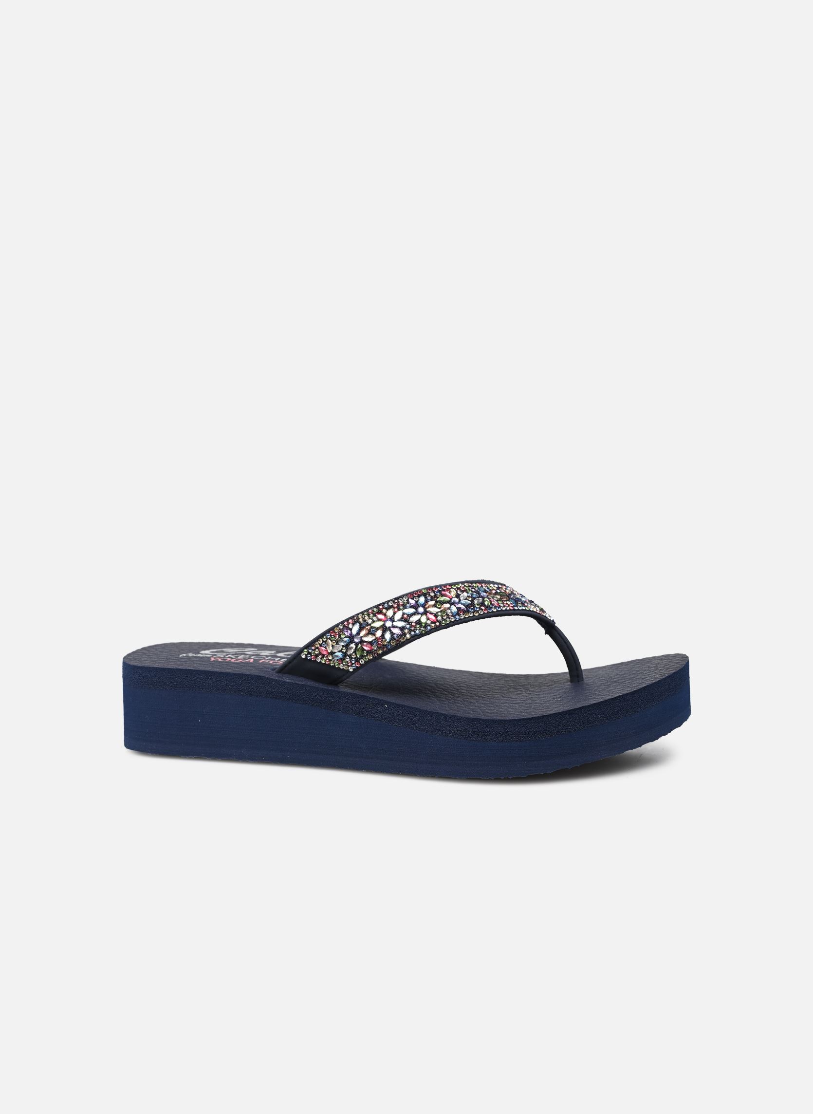 Flip-Flops Vinyasa - Wild Daisies damen blau Skechers Flip-Flops Vinyasa - Wild Daisies damen blau NVMT