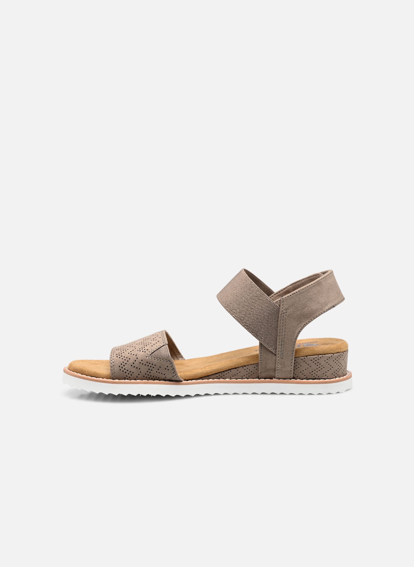 Platte sandalen Desert Kiss dames beige Skechers Platte sandalen Desert Kiss dames beige TPE