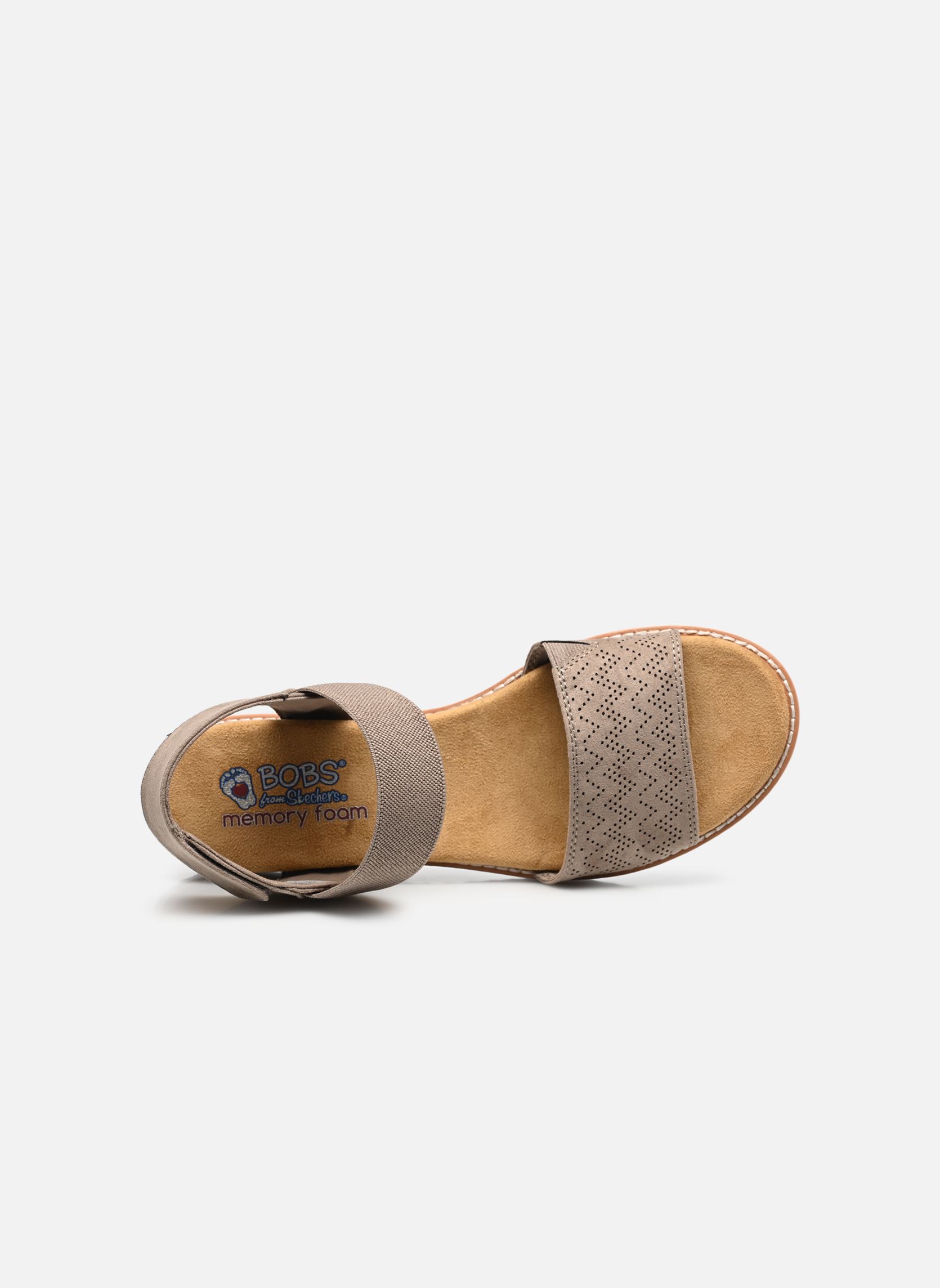 Platte sandalen Desert Kiss dames beige Skechers Platte sandalen Desert Kiss dames beige TPE