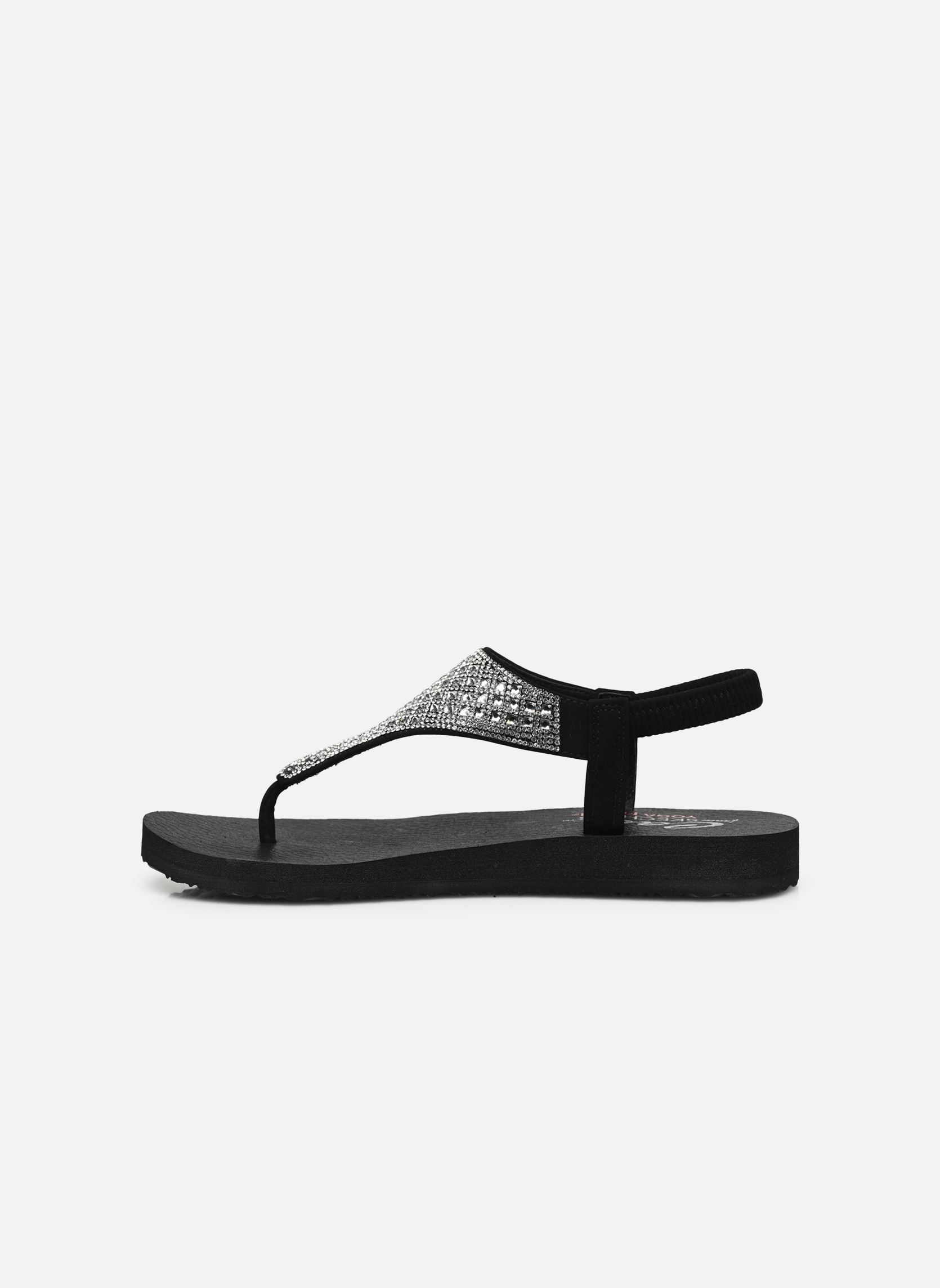 Sandalen Meditation - Rockstar damen schwarz Skechers Sandalen Meditation - Rockstar damen schwarz BLK