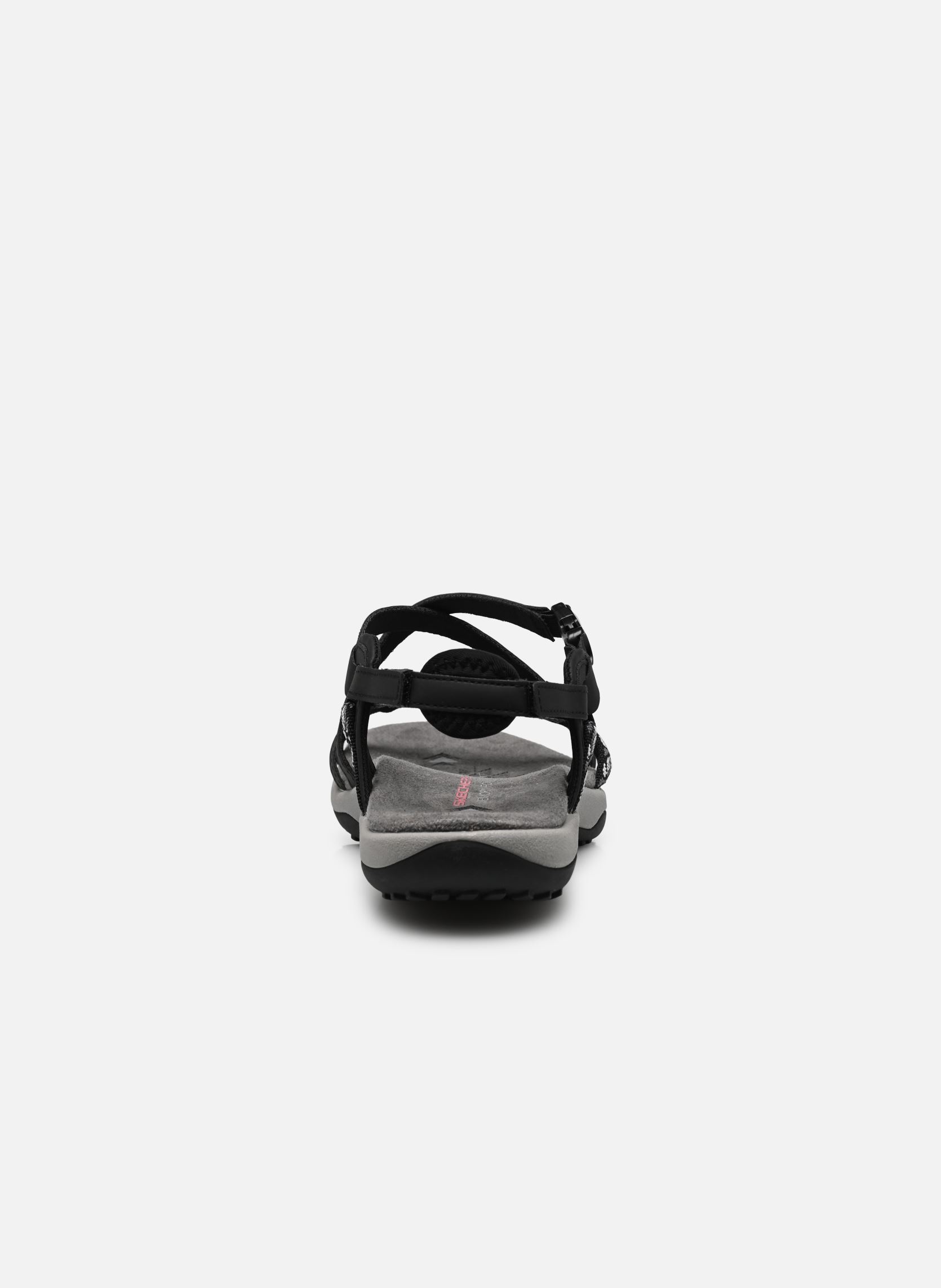 Platte sandalen Reggae Slim - Vacay dames zwart Skechers Platte sandalen Reggae Slim - Vacay dames zwart BLK