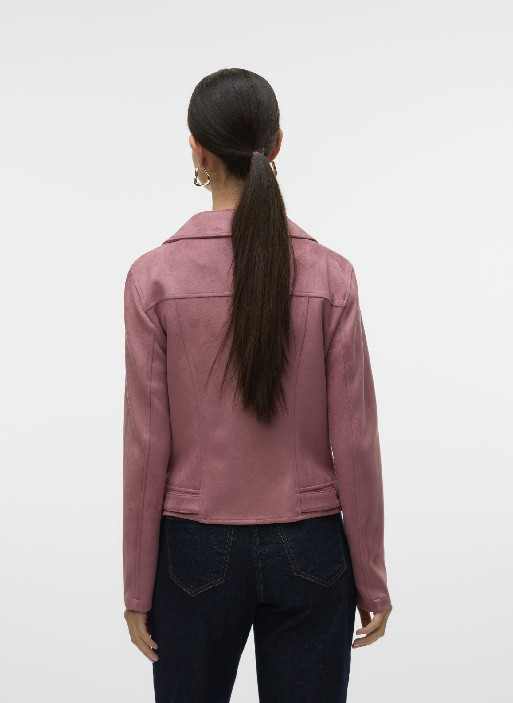 Lederjacken Vmjose Short Faux Suede Jacket Noos damen rosa Vero Moda Lederjacken Vmjose Short Faux Suede Jacket Noos damen rosa Nostalgia Rose
