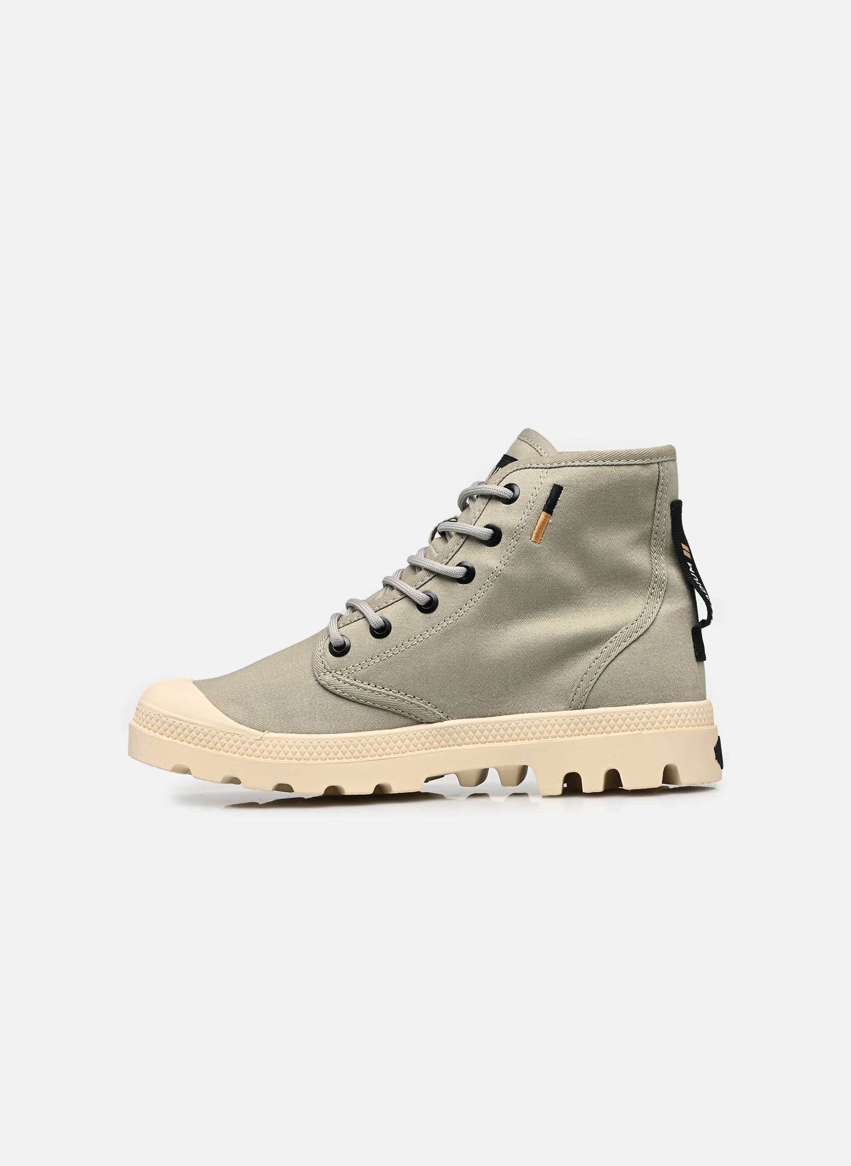 Bottines à lacets PAMPA HI HTG SUPPLY W femme vert Palladium Bottines à lacets PAMPA HI HTG SUPPLY W femme vert ABBEY STONE/ALMOND MILK