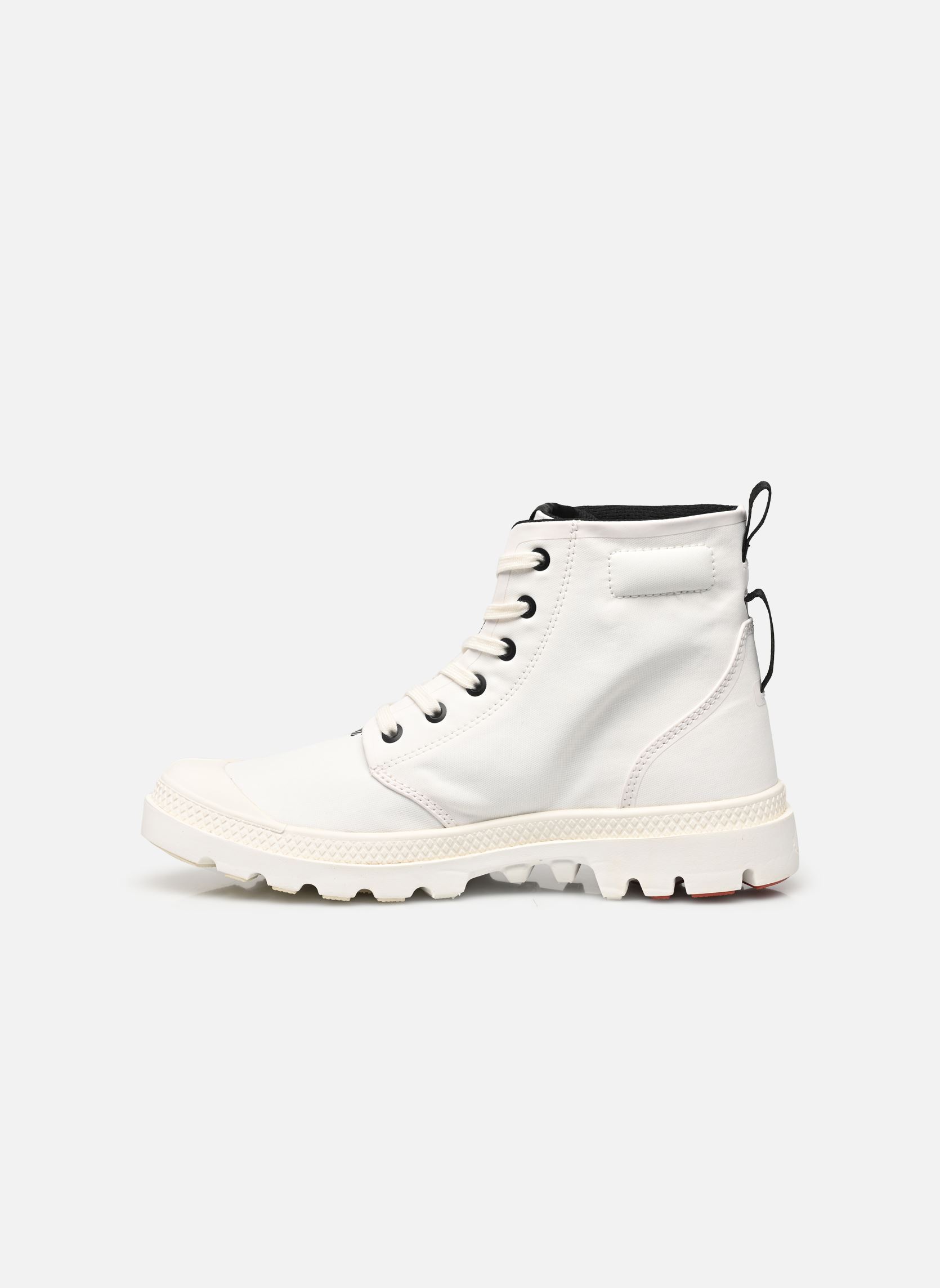 Geschnürte Stiefeletten PAMPA LITE+ HI W damen weiß Palladium Geschnürte Stiefeletten PAMPA LITE+ HI W damen weiß STAR WHITE