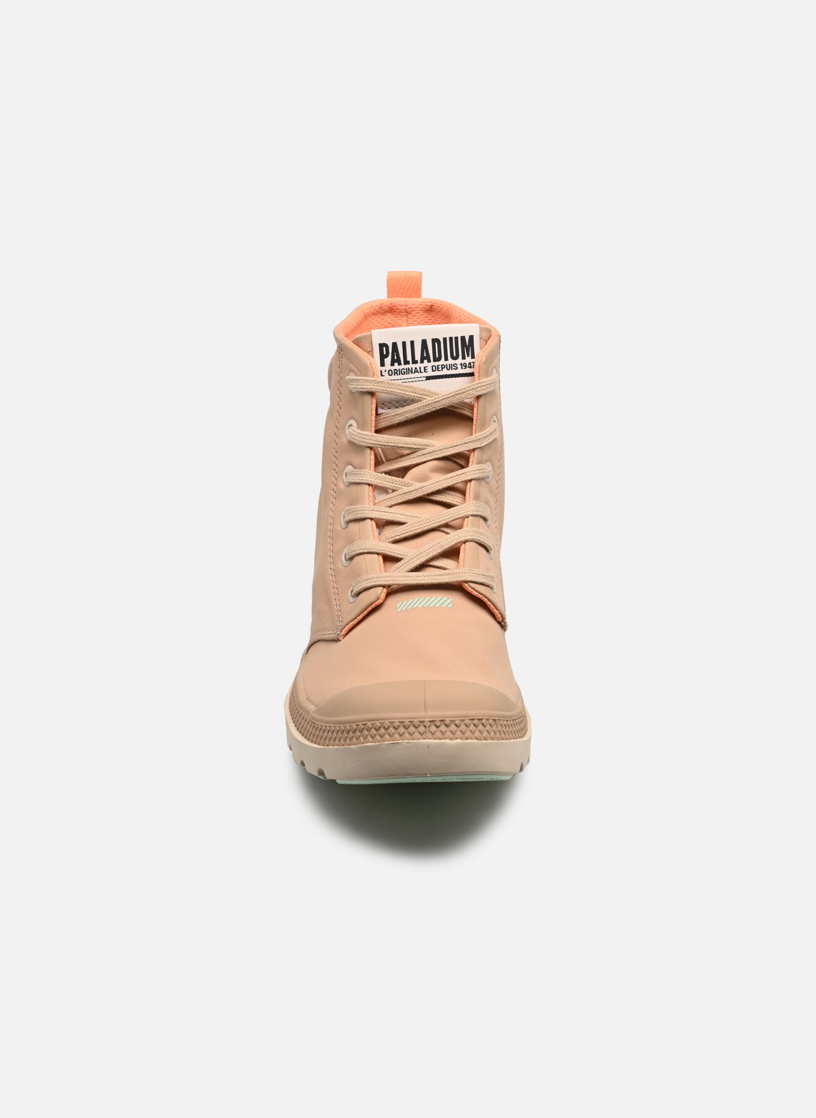 Geschnürte Stiefeletten PAMPA LITE+ HI W damen beige Palladium Geschnürte Stiefeletten PAMPA LITE+ HI W damen beige BEIGE TAN
