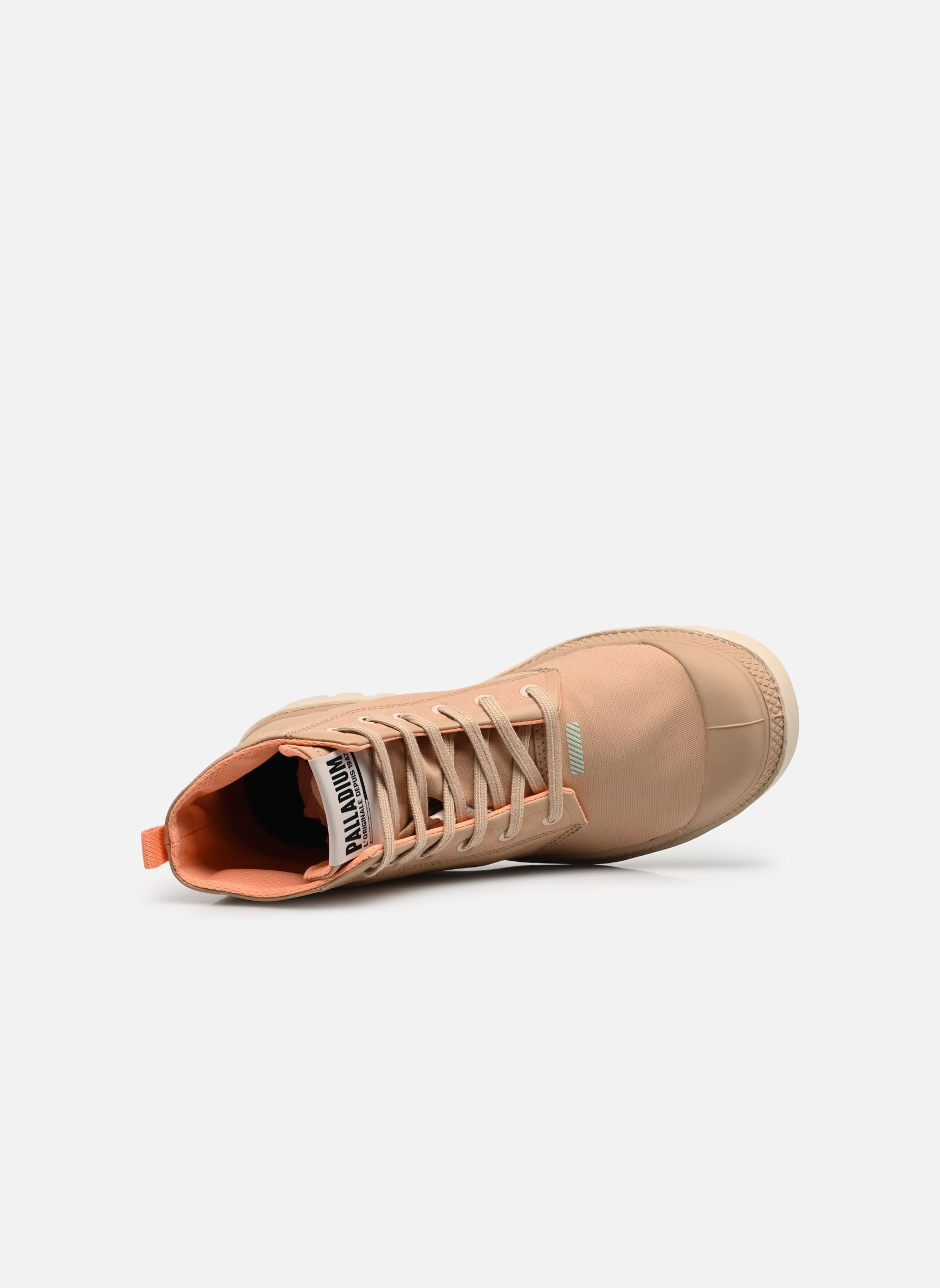 Geschnürte Stiefeletten PAMPA LITE+ HI W damen beige Palladium Geschnürte Stiefeletten PAMPA LITE+ HI W damen beige BEIGE TAN