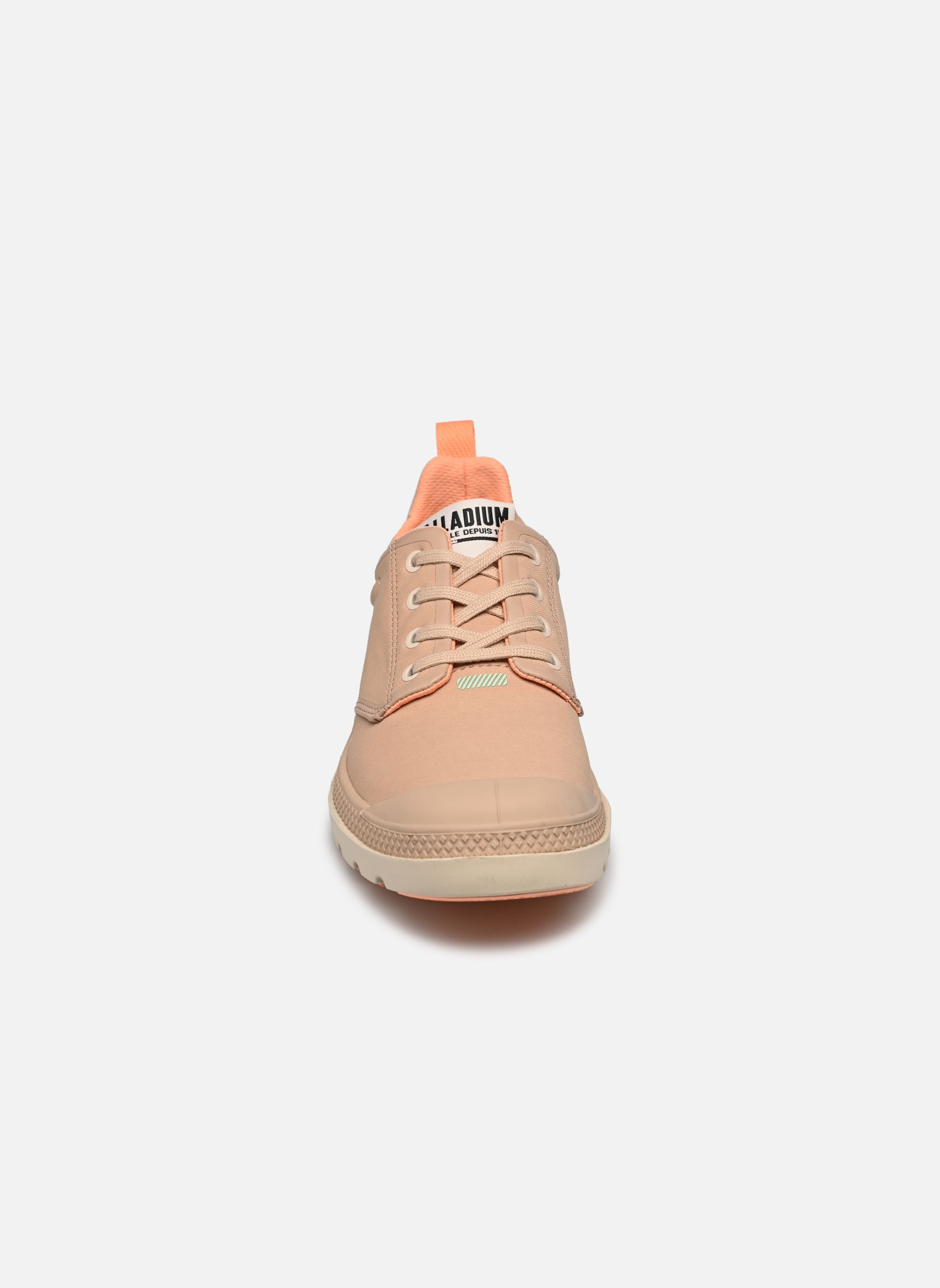 Baskets toile PAMPA LITE+ LO femme beige Palladium Baskets toile PAMPA LITE+ LO femme beige BEIGE TAN