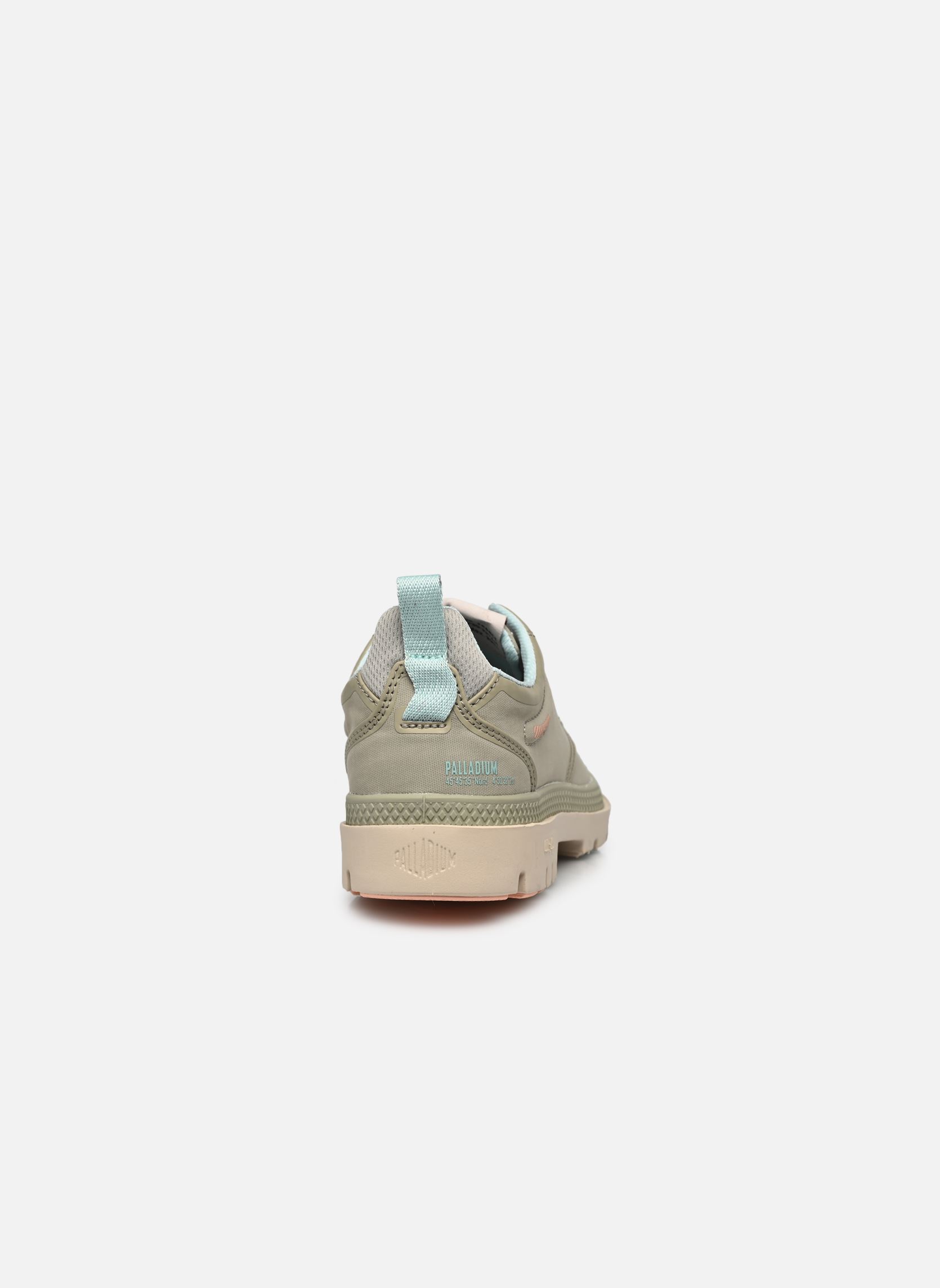 Leinen-Sneaker PAMPA LITE+ LO damen grün Palladium Leinen-Sneaker PAMPA LITE+ LO damen grün ABBEY STONE