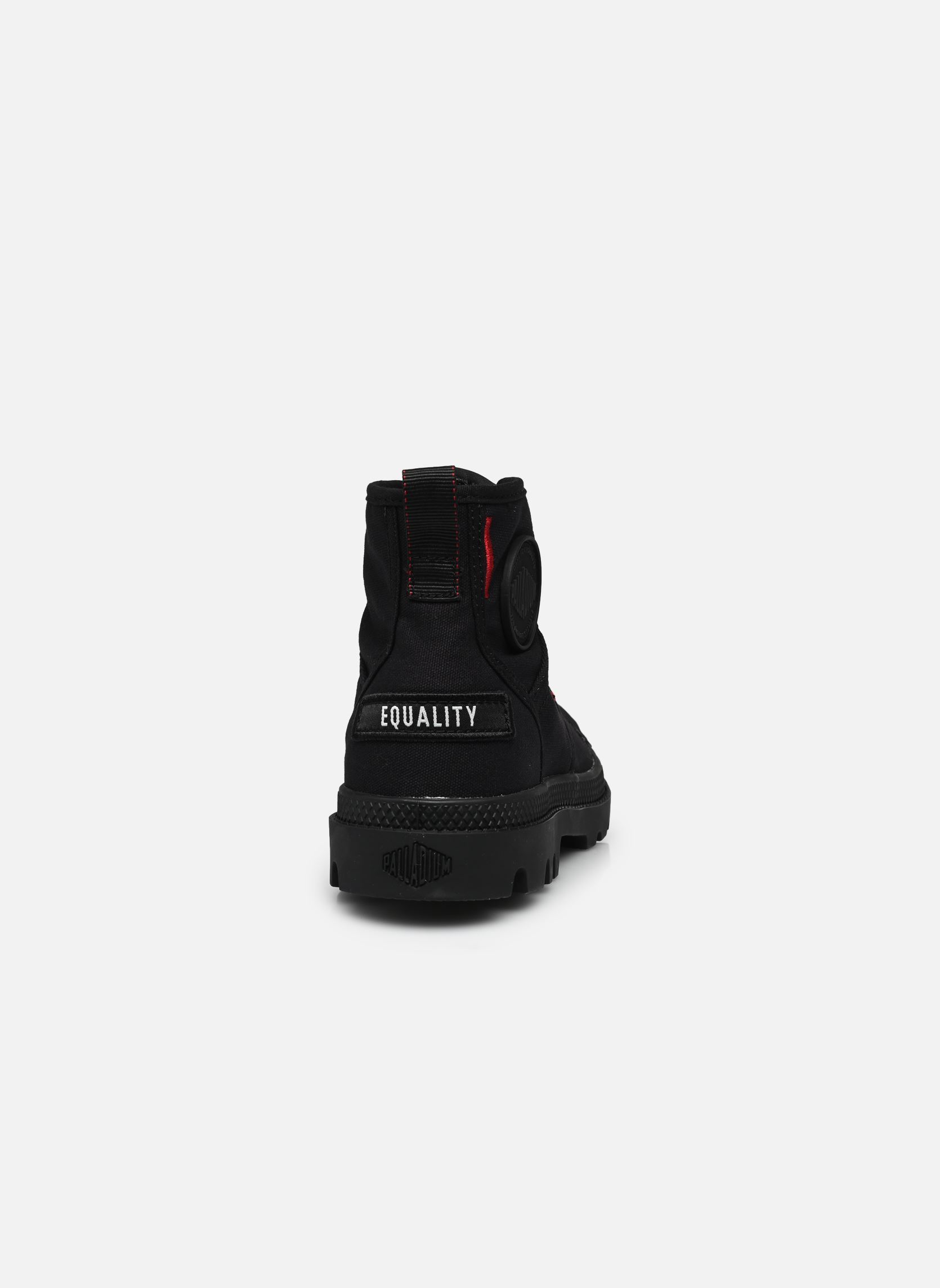 Bottines à lacets PAMPA HI PATCH femme noir Palladium Bottines à lacets PAMPA HI PATCH femme noir BLACK