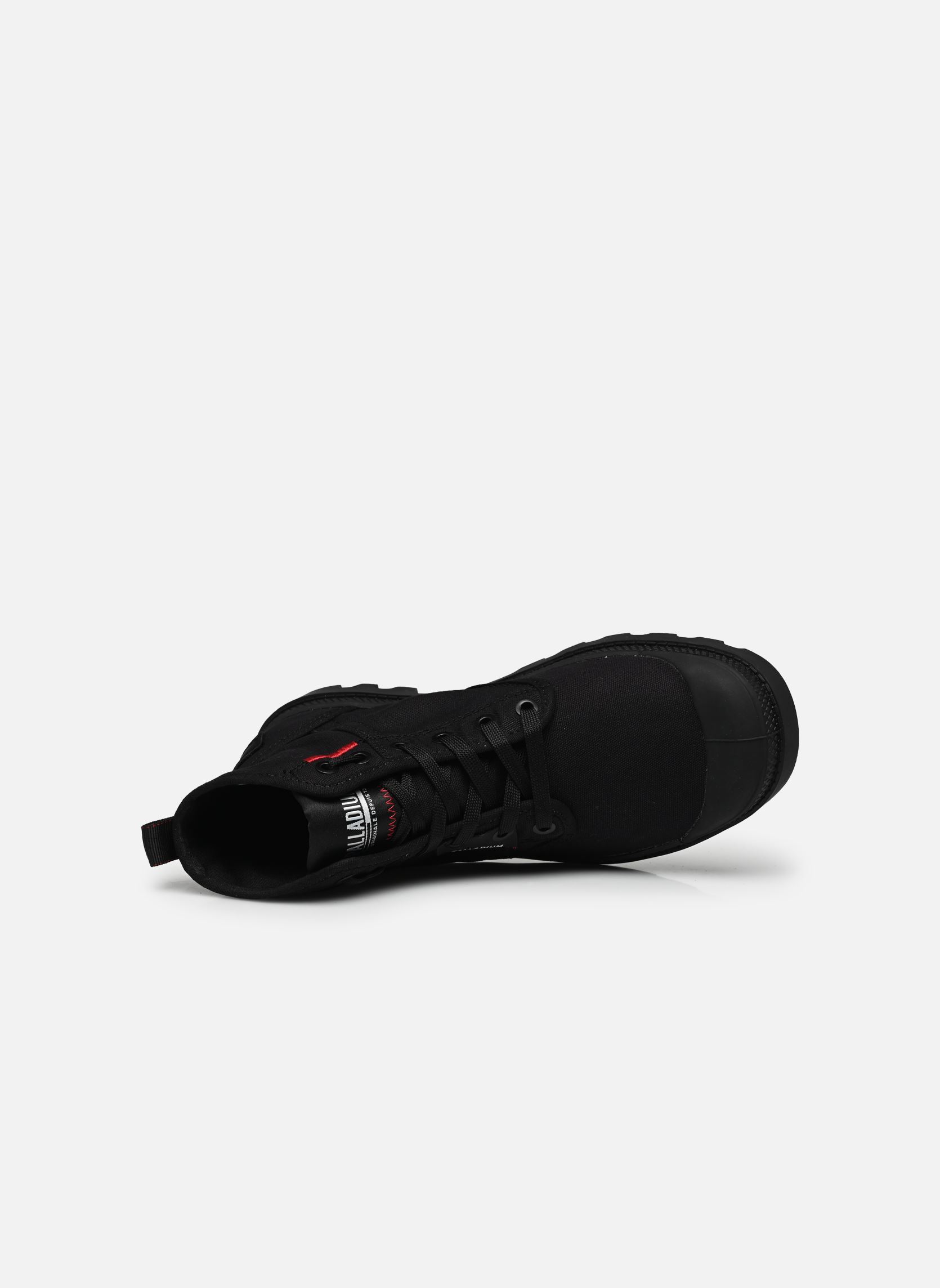 Bottines à lacets PAMPA HI PATCH femme noir Palladium Bottines à lacets PAMPA HI PATCH femme noir BLACK
