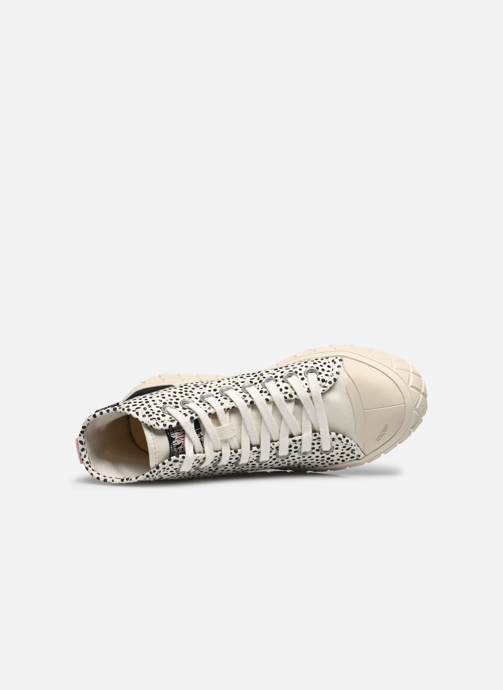 Baskets toile PALLA ACE MID FEST femme blanc Palladium Baskets toile PALLA ACE MID FEST femme blanc SAFARI/SORBETE