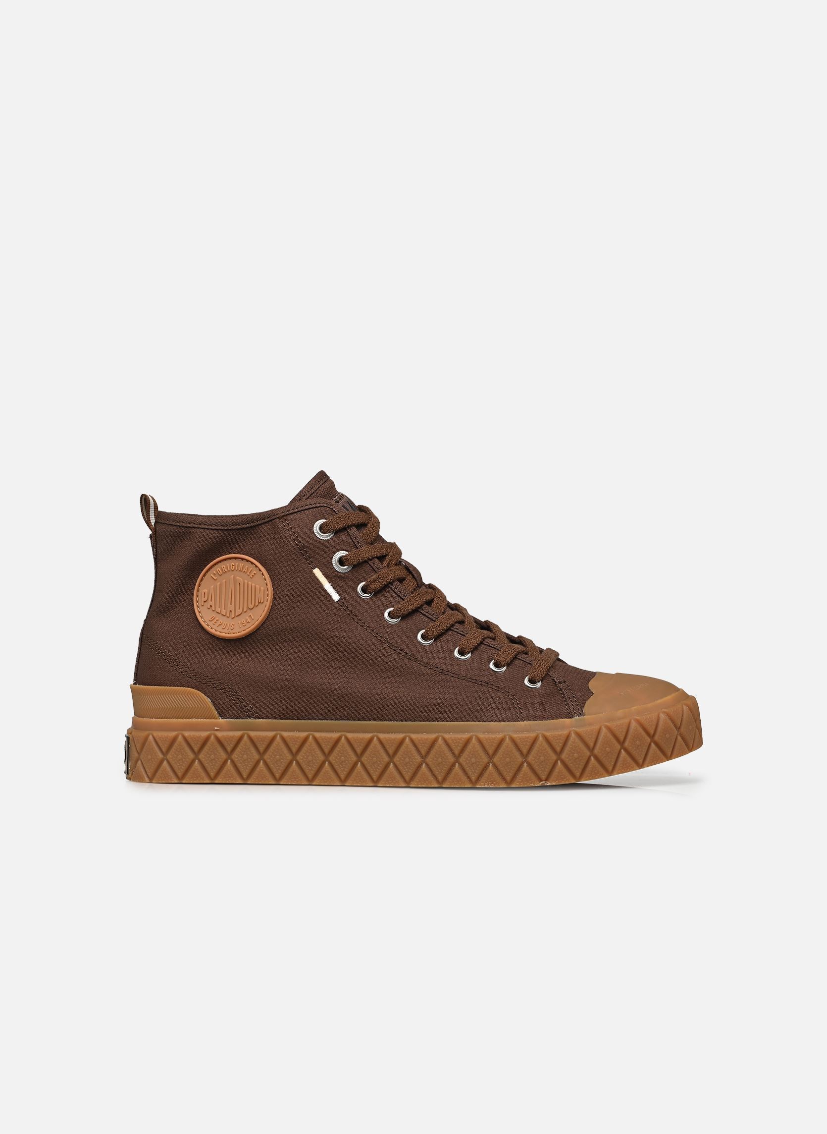 Baskets toile PALLA ACE CHUKKA ORG homme marron Palladium Baskets toile PALLA ACE CHUKKA ORG homme marron BARK BROWN
