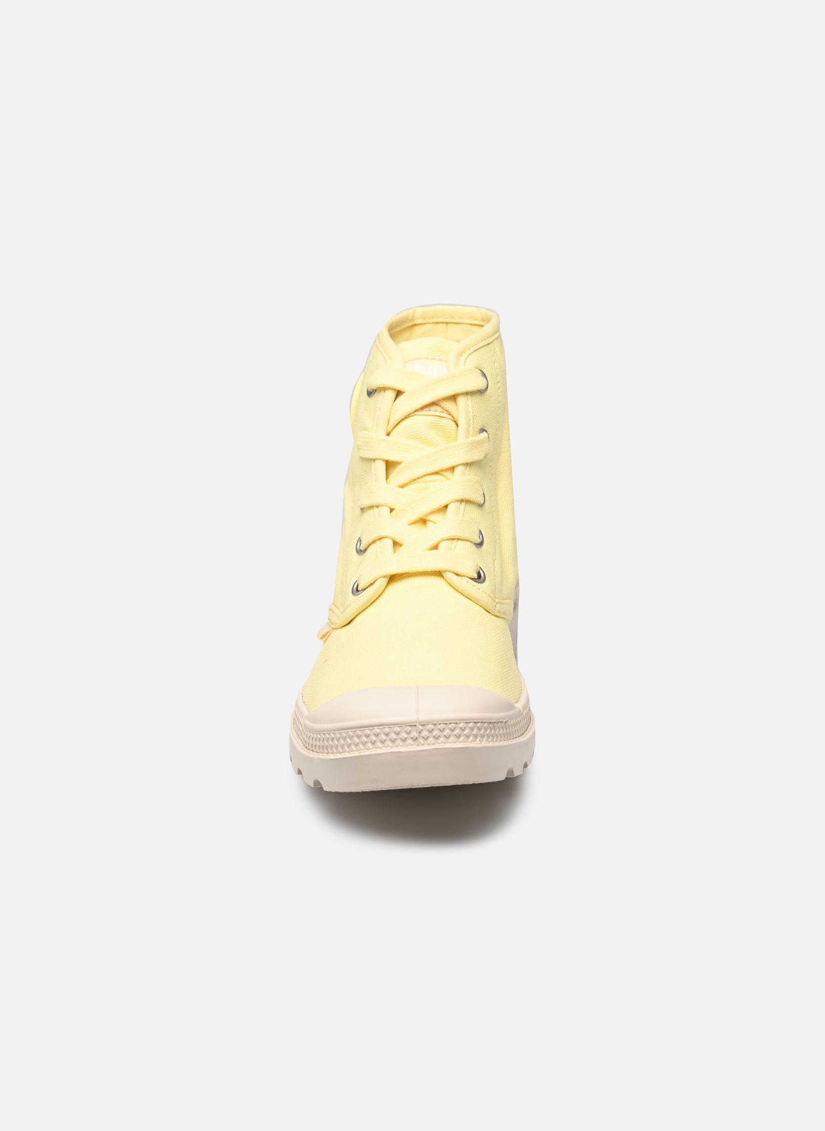 Sneakers di tela PAMPA HI donna giallo Palladium Sneakers di tela PAMPA HI donna giallo YELLOW LIGHT