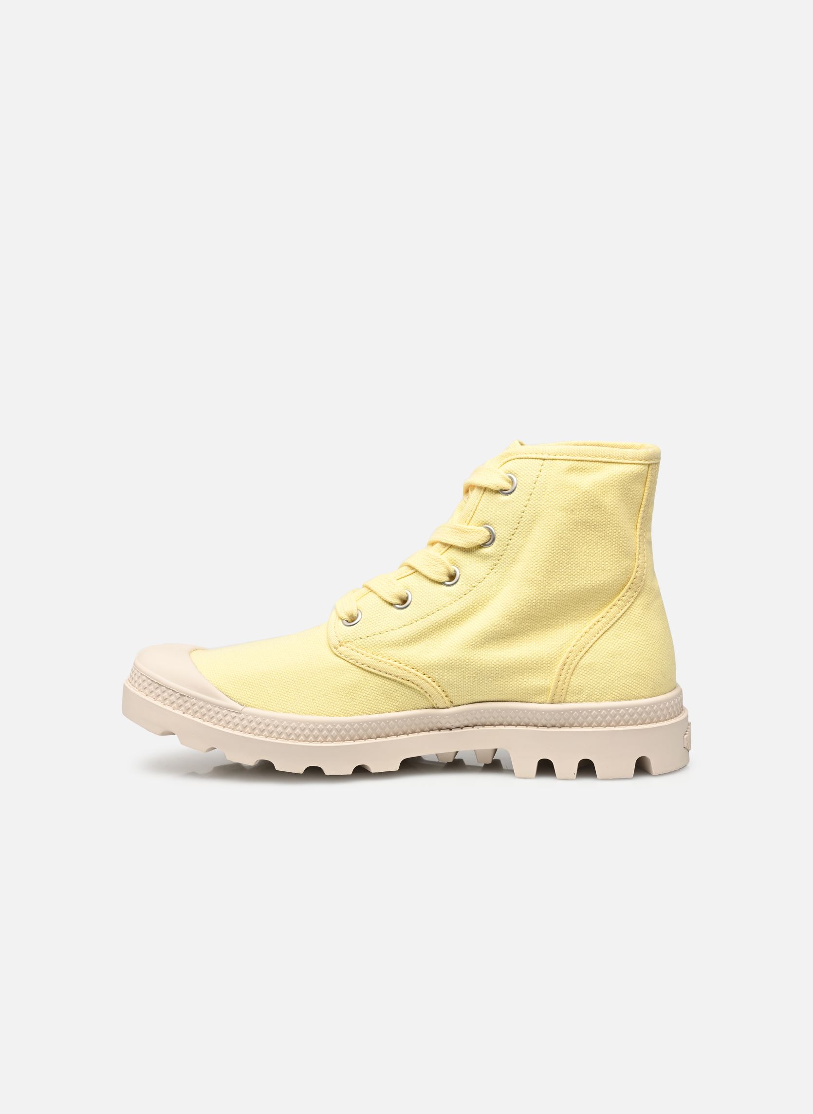 Sneakers di tela PAMPA HI donna giallo Palladium Sneakers di tela PAMPA HI donna giallo YELLOW LIGHT
