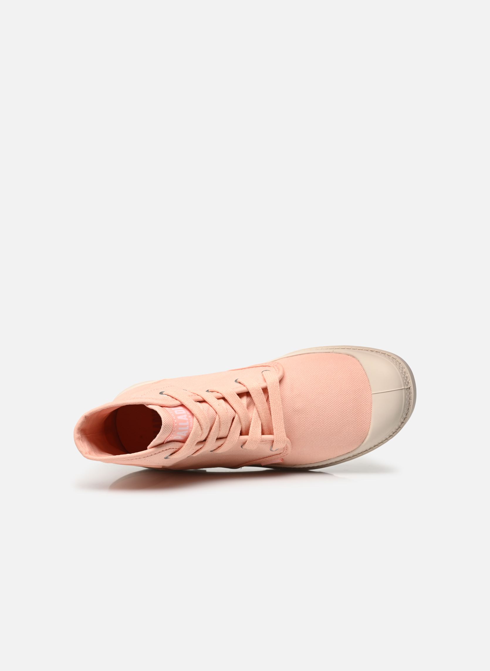 Leinen-Sneaker PAMPA HI damen rosa Palladium Leinen-Sneaker PAMPA HI damen rosa SANDY PEACH