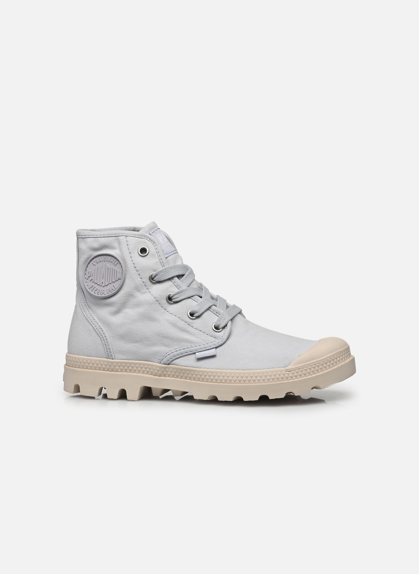 Baskets toile PAMPA HI femme bleu Palladium Baskets toile PAMPA HI femme bleu BLUE ART