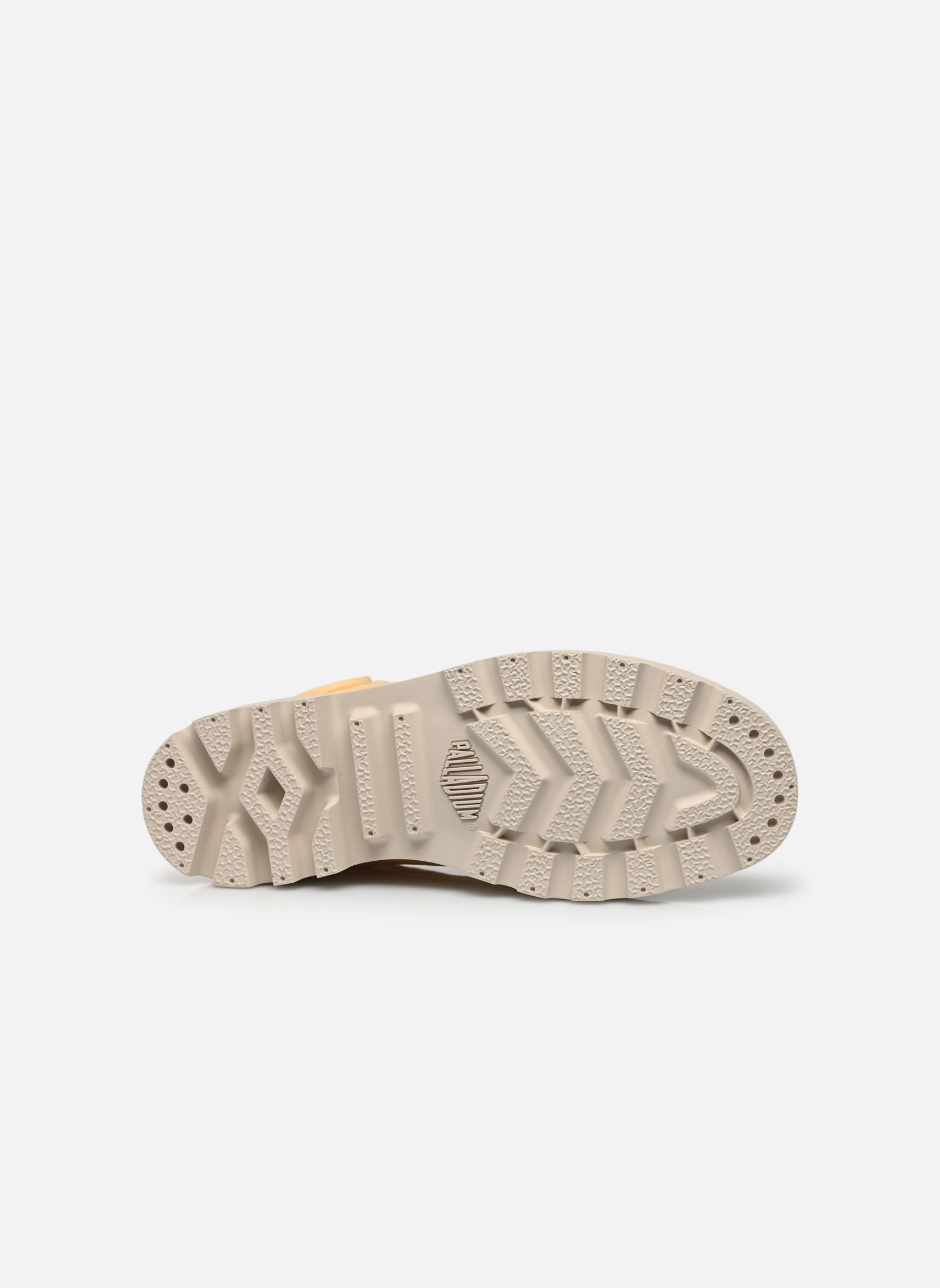 Leinen-Sneaker PAMPA HI damen gelb Palladium Leinen-Sneaker PAMPA HI damen gelb PINA COTTA