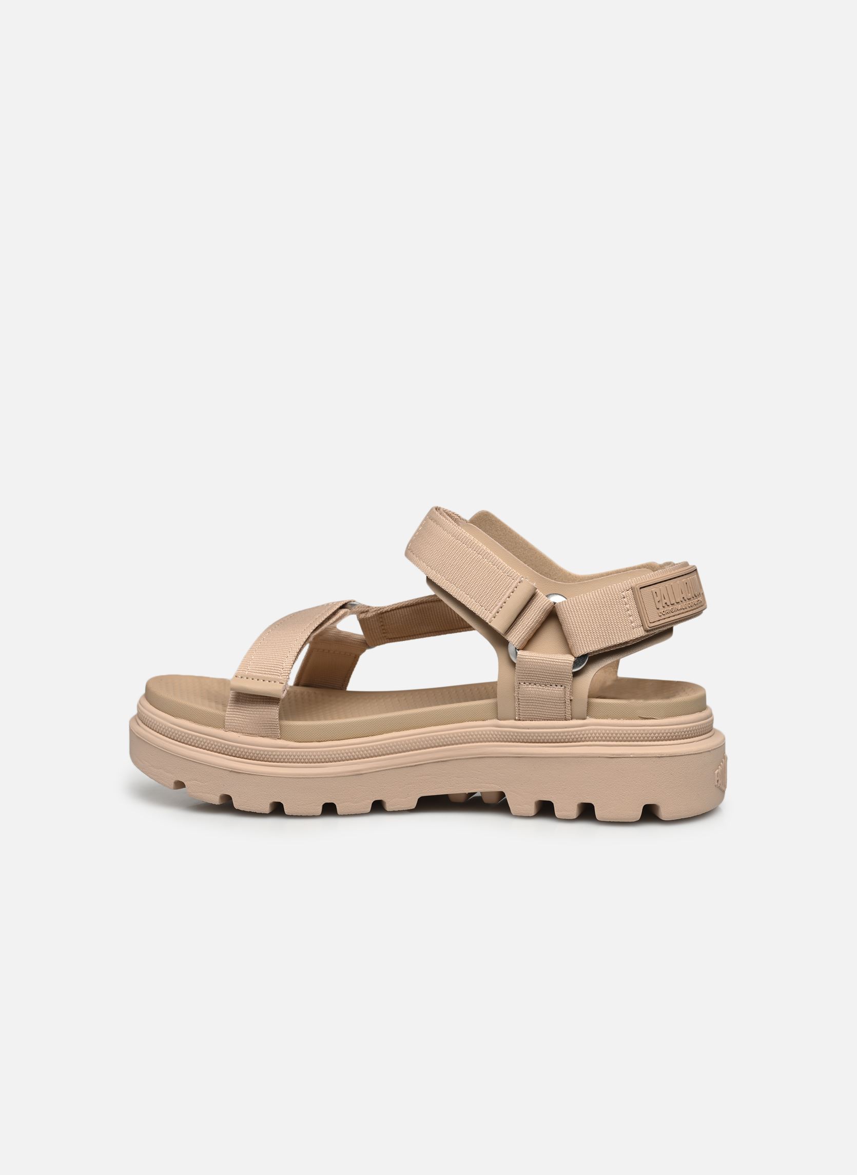 Sandales compensées et plateformes PALLACRUISE STRAP femme beige Palladium Sandales compensées et plateformes PALLACRUISE STRAP femme beige BEIGE TAN