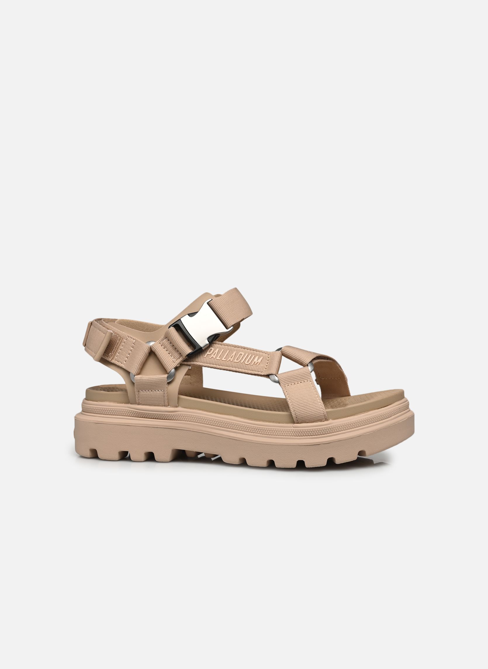 Sandales compensées et plateformes PALLACRUISE STRAP femme beige Palladium Sandales compensées et plateformes PALLACRUISE STRAP femme beige BEIGE TAN