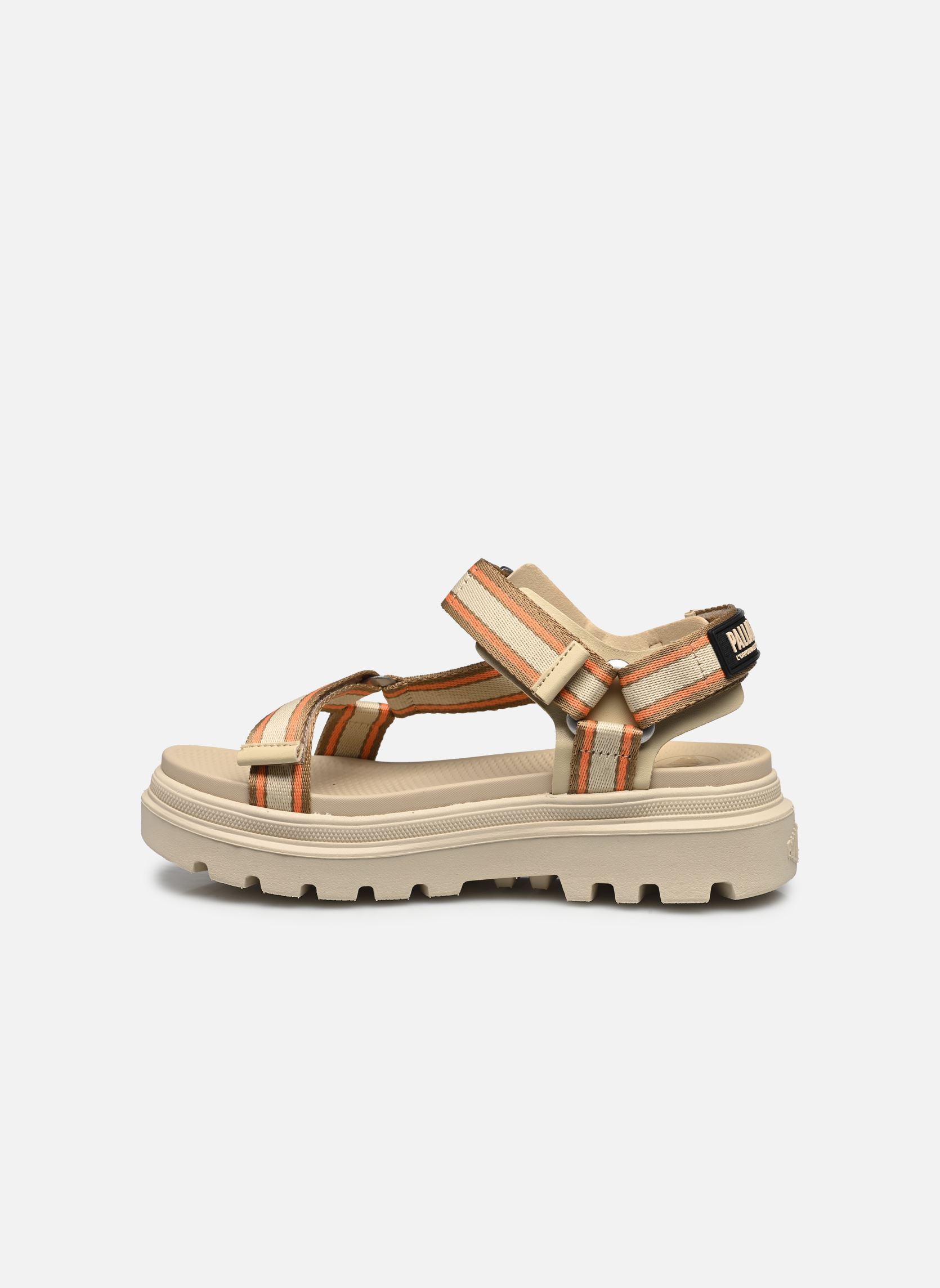Keil- und Plateausandalen PALLACRUISE STRAP damen beige Palladium Keil- und Plateausandalen PALLACRUISE STRAP damen beige SAHARA MIX