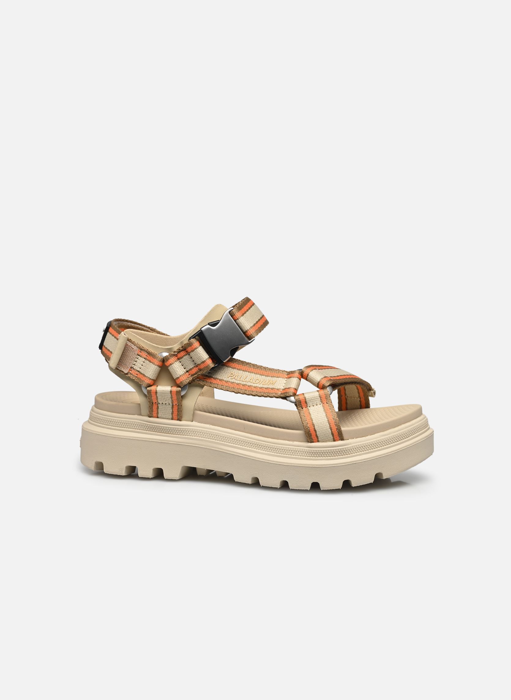 Keil- und Plateausandalen PALLACRUISE STRAP damen beige Palladium Keil- und Plateausandalen PALLACRUISE STRAP damen beige SAHARA MIX