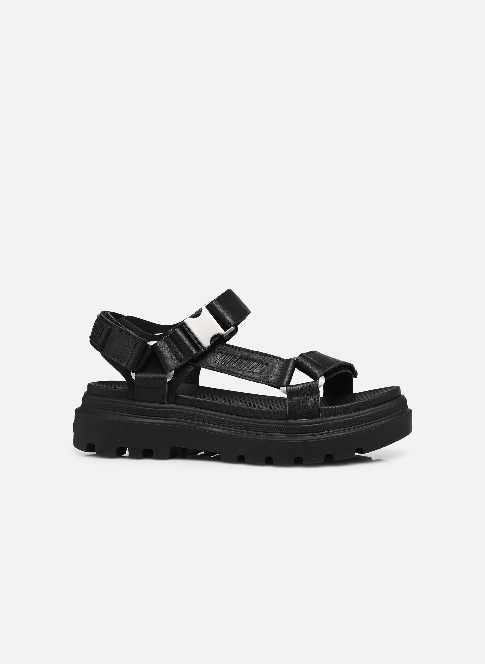 Sandalen met sleehak en plateau PALLACRUISE STRAP dames zwart Palladium Sandalen met sleehak en plateau PALLACRUISE STRAP dames zwart BLACK