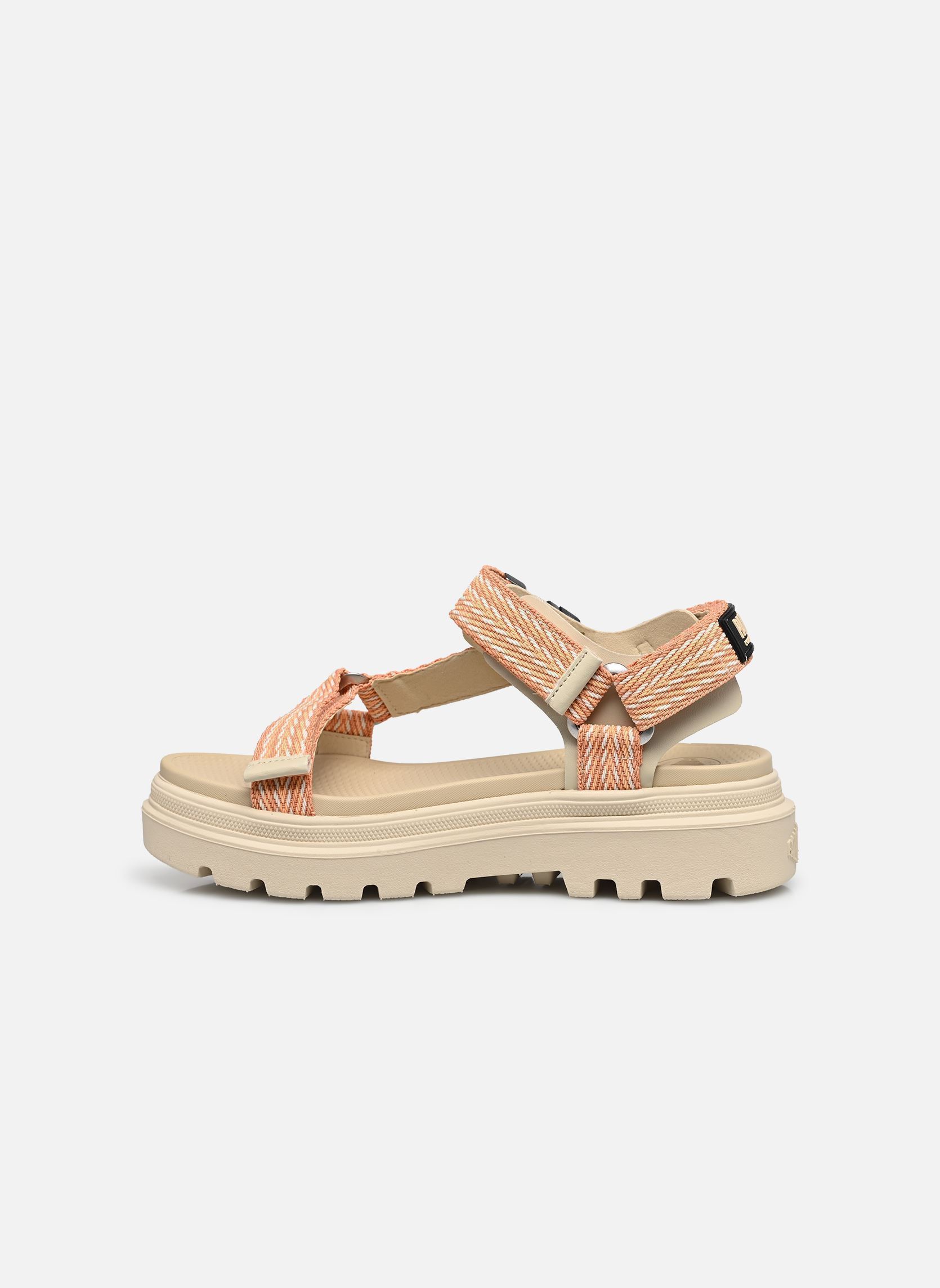 Sandalen met sleehak en plateau PALLACRUISE STRAP dames roze Palladium Sandalen met sleehak en plateau PALLACRUISE STRAP dames roze SAHARA