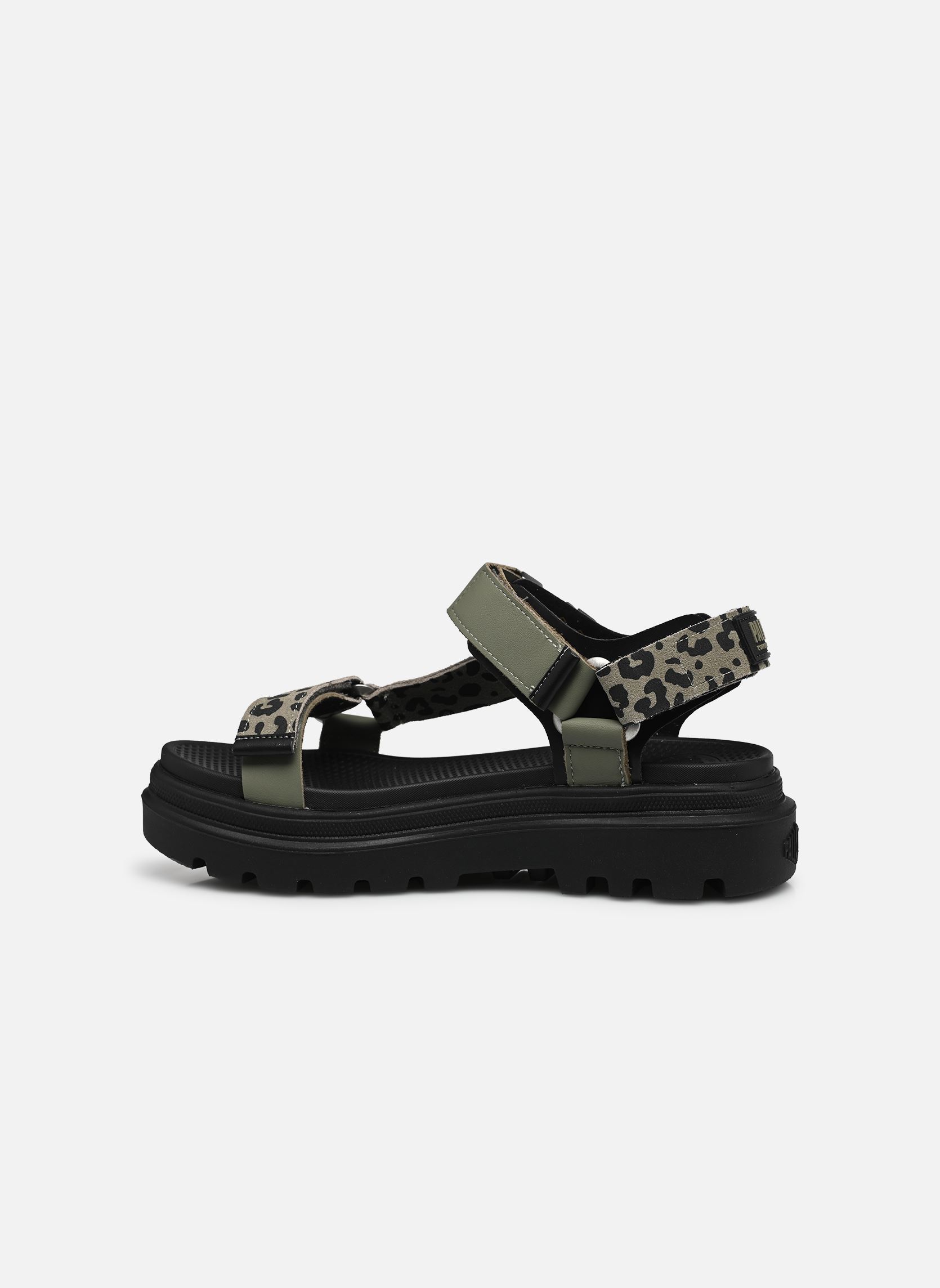 Sandalen met sleehak en plateau PALLACRUISE STRAP dames groen Palladium Sandalen met sleehak en plateau PALLACRUISE STRAP dames groen VETIVER