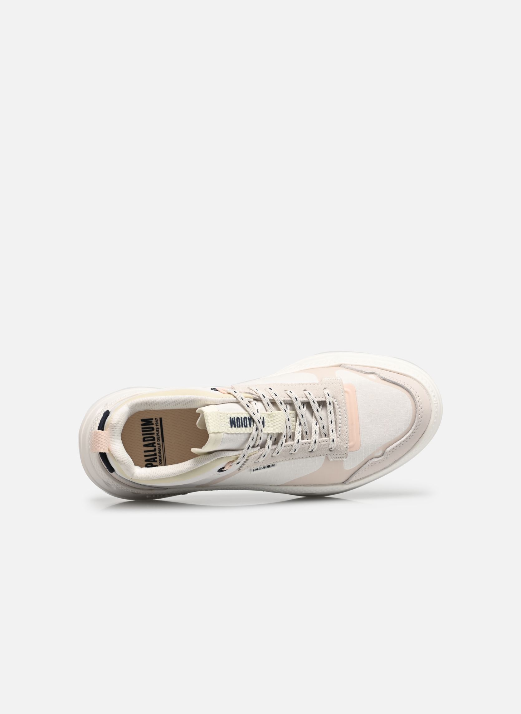 Baskets PALLA REVERSE LO femme blanc Palladium Baskets PALLA REVERSE LO femme blanc STAR WHT/STAR WHT