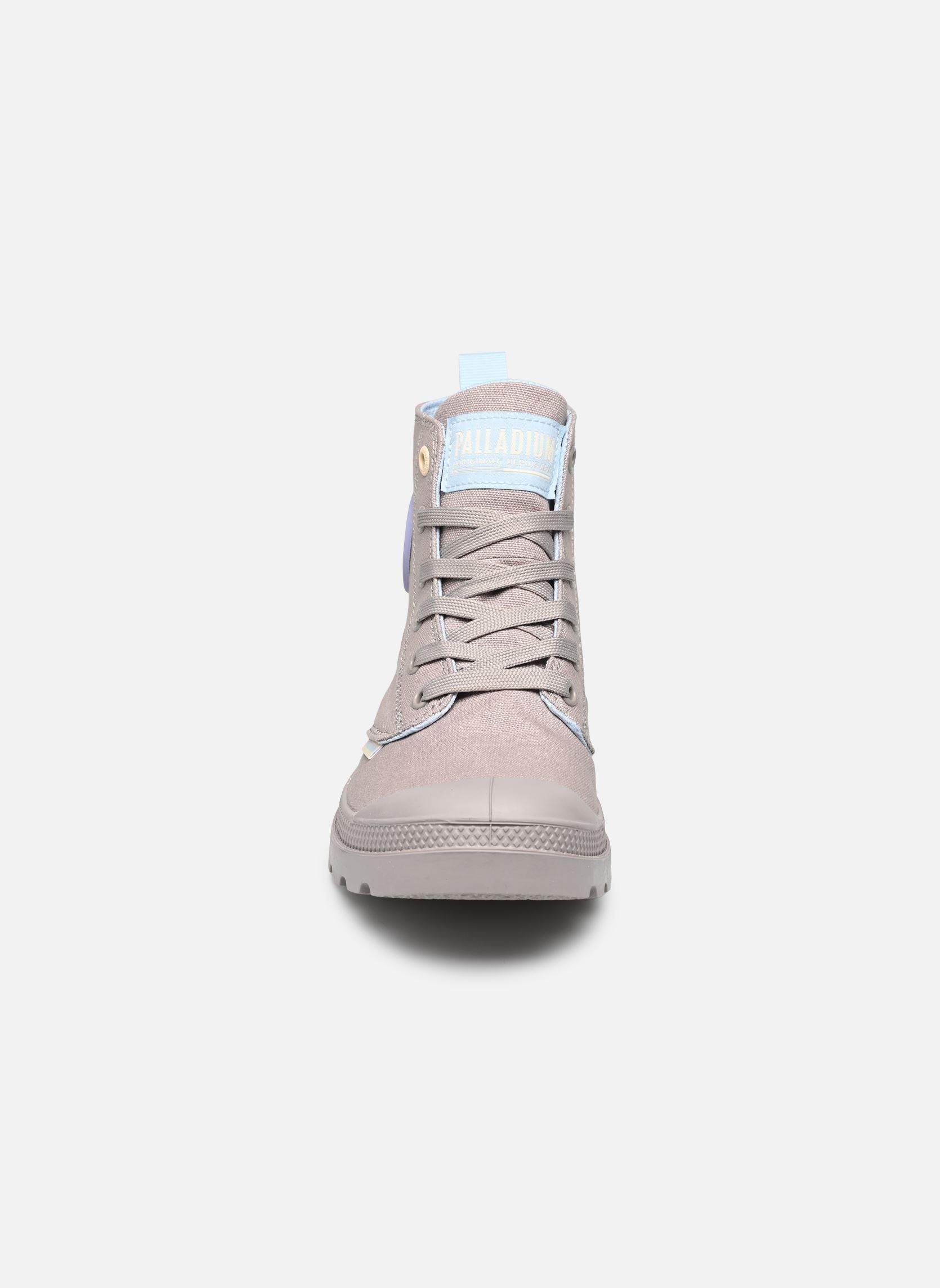 Geschnürte Stiefeletten PAMPA MONOPOP damen violett Palladium Geschnürte Stiefeletten PAMPA MONOPOP damen violett GREY BERRY