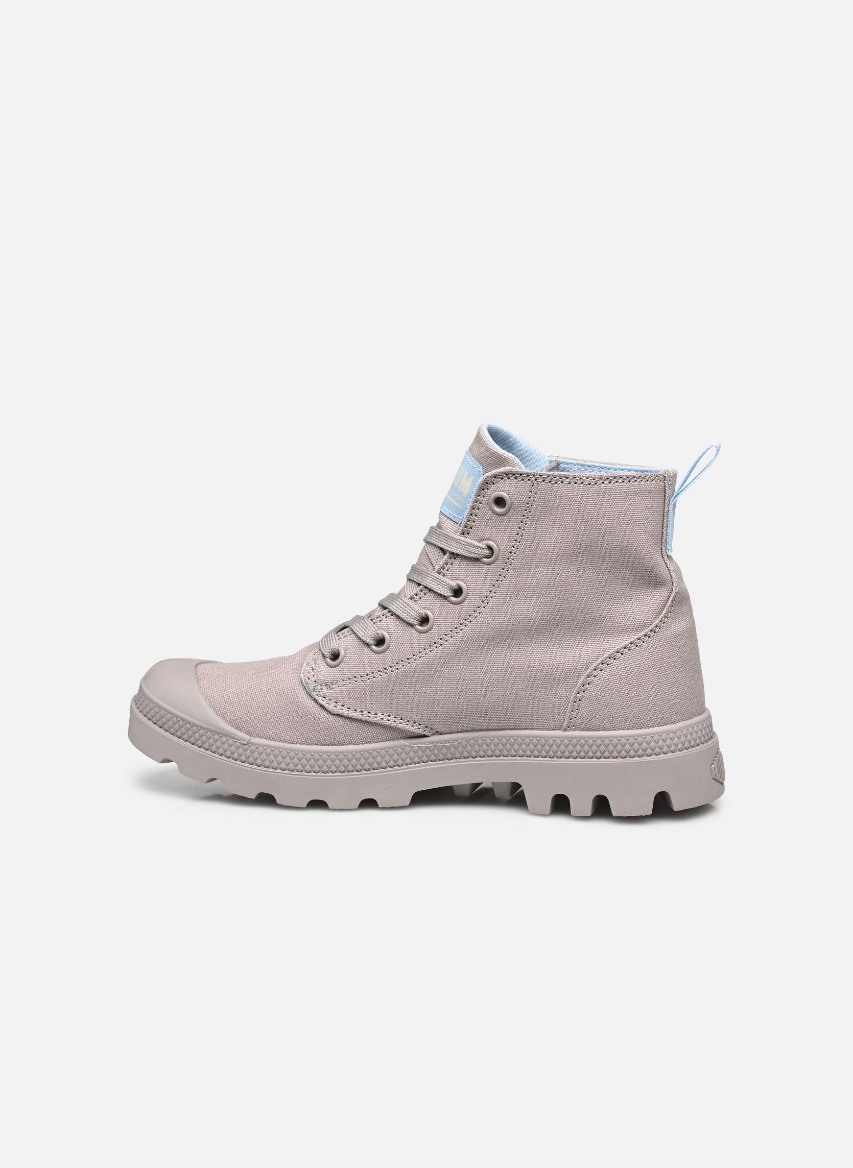 Geschnürte Stiefeletten PAMPA MONOPOP damen violett Palladium Geschnürte Stiefeletten PAMPA MONOPOP damen violett GREY BERRY