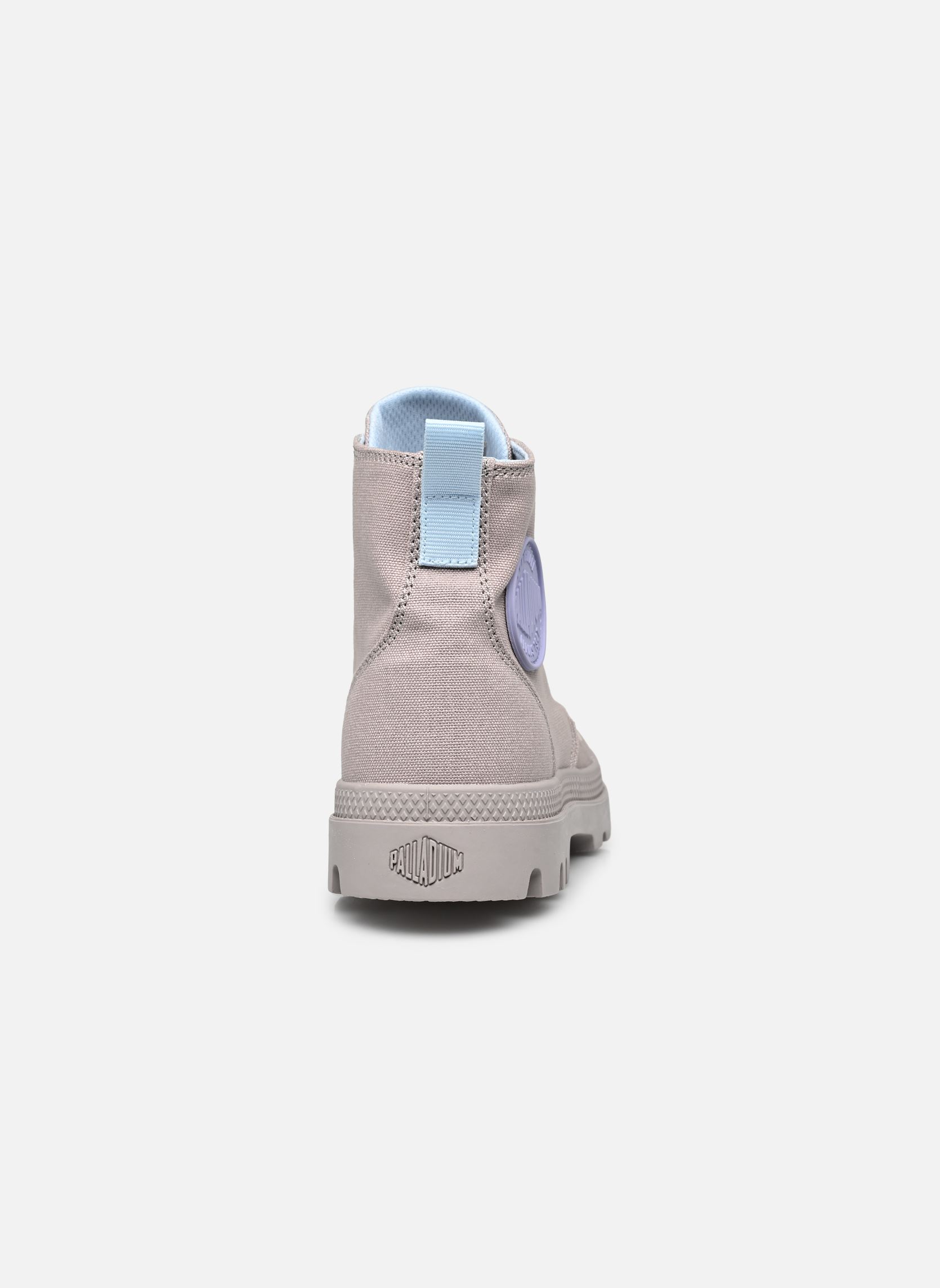 Geschnürte Stiefeletten PAMPA MONOPOP damen violett Palladium Geschnürte Stiefeletten PAMPA MONOPOP damen violett GREY BERRY