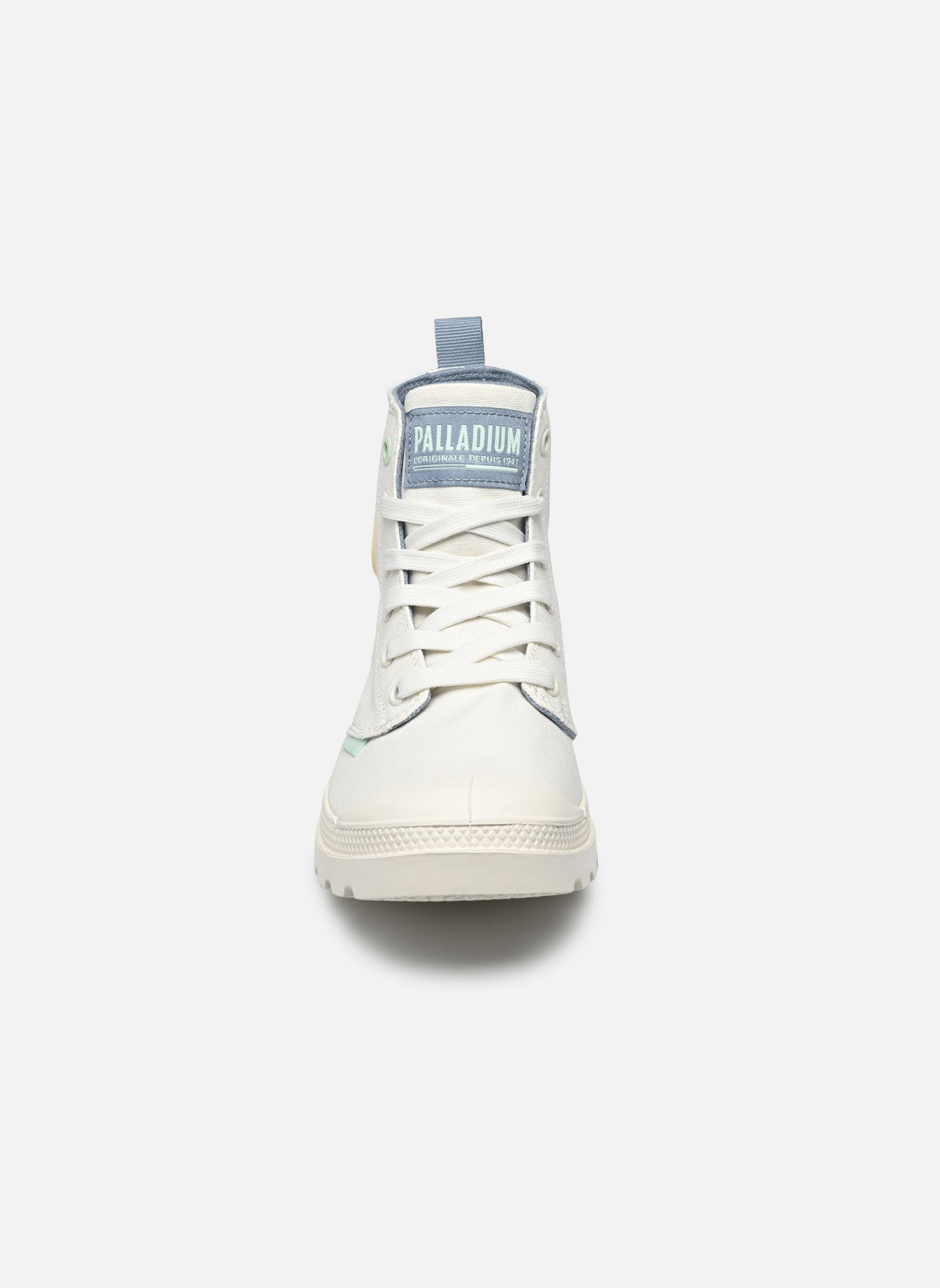 Botines con cordones PAMPA MONOPOP mujer blanco Palladium Botines con cordones PAMPA MONOPOP mujer blanco STAR WHITE