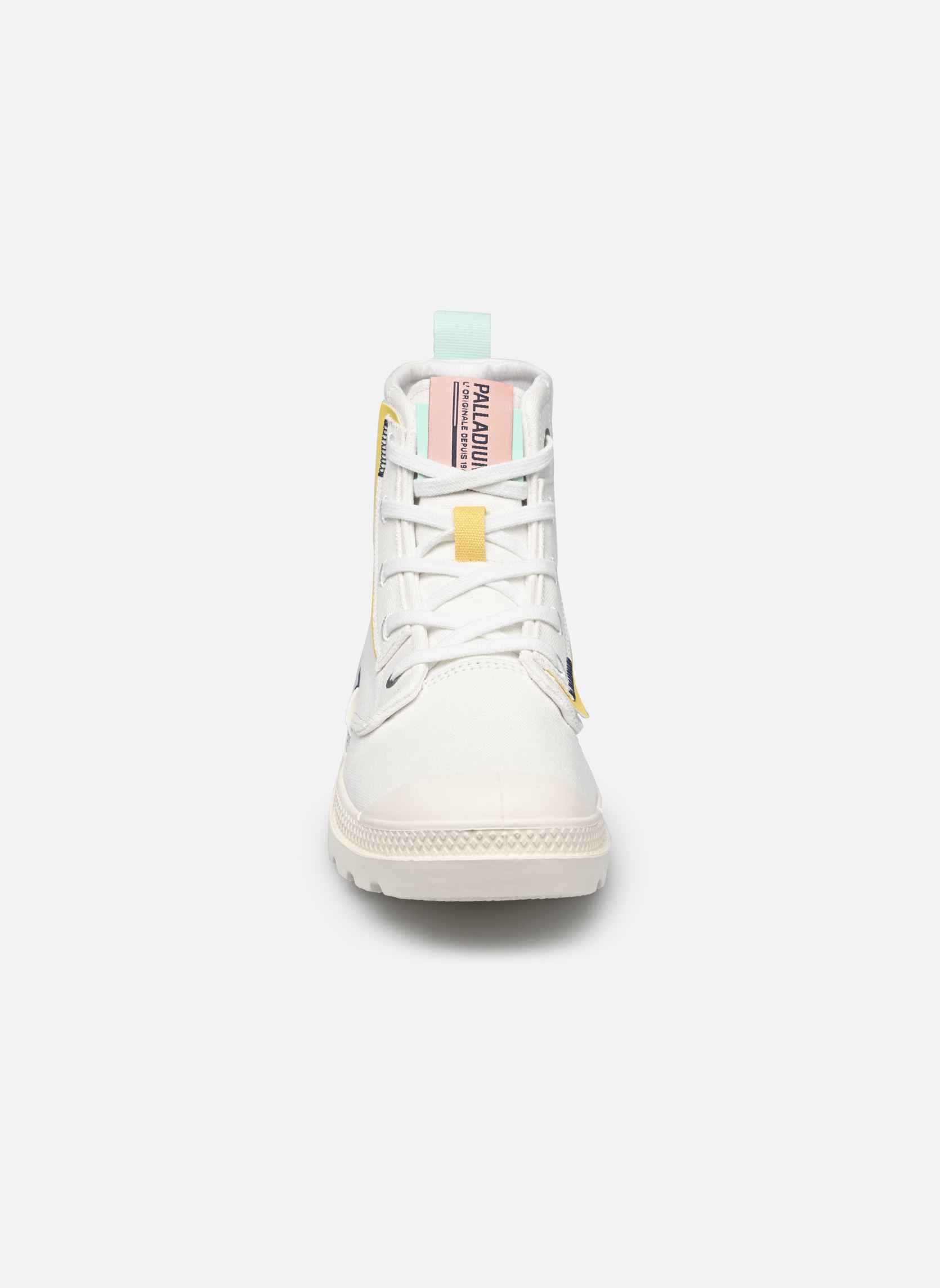 Print sneakers PAMPA UNDERLAYER dames wit Palladium Print sneakers PAMPA UNDERLAYER dames wit STAR WHITE