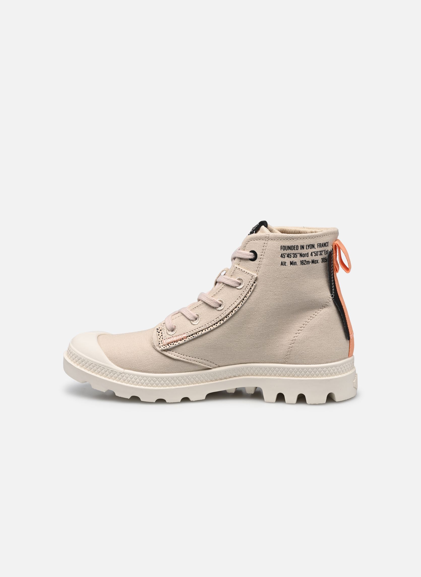 Leinen-Sneaker PAMPA UNDERLAYER damen beige Palladium Leinen-Sneaker PAMPA UNDERLAYER damen beige SAND