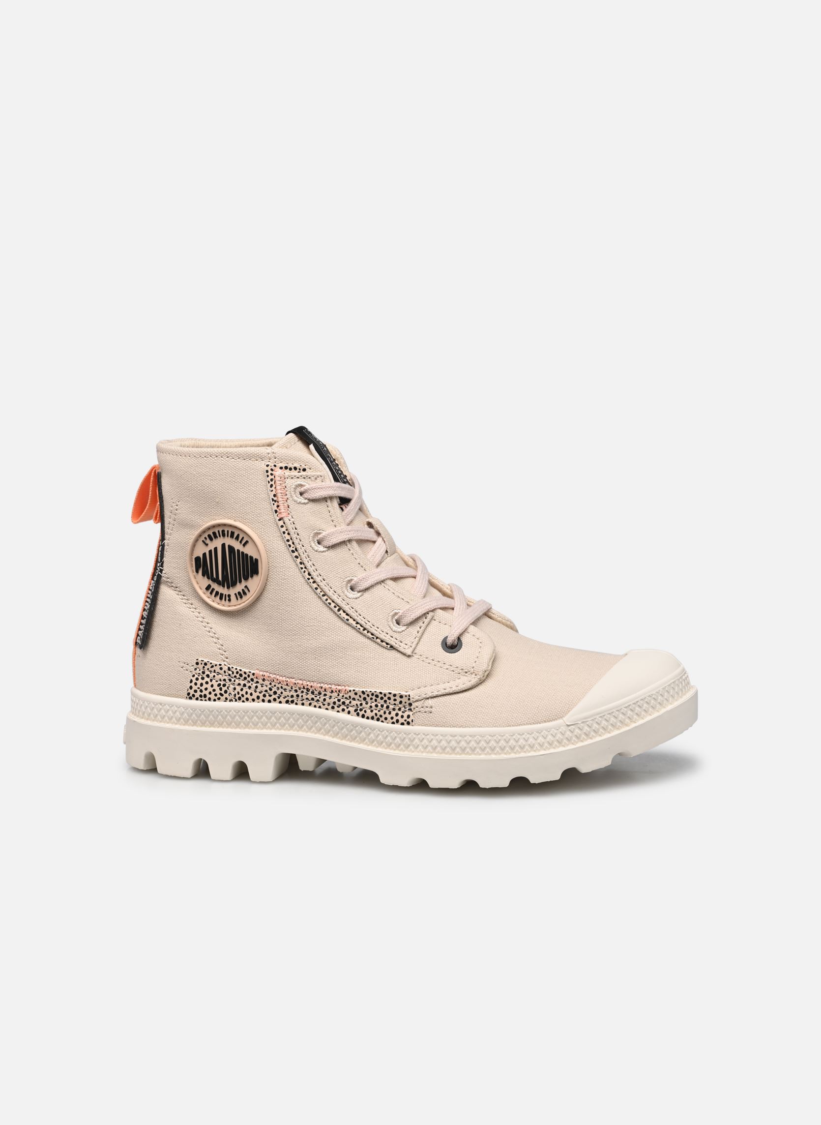 Leinen-Sneaker PAMPA UNDERLAYER damen beige Palladium Leinen-Sneaker PAMPA UNDERLAYER damen beige SAND