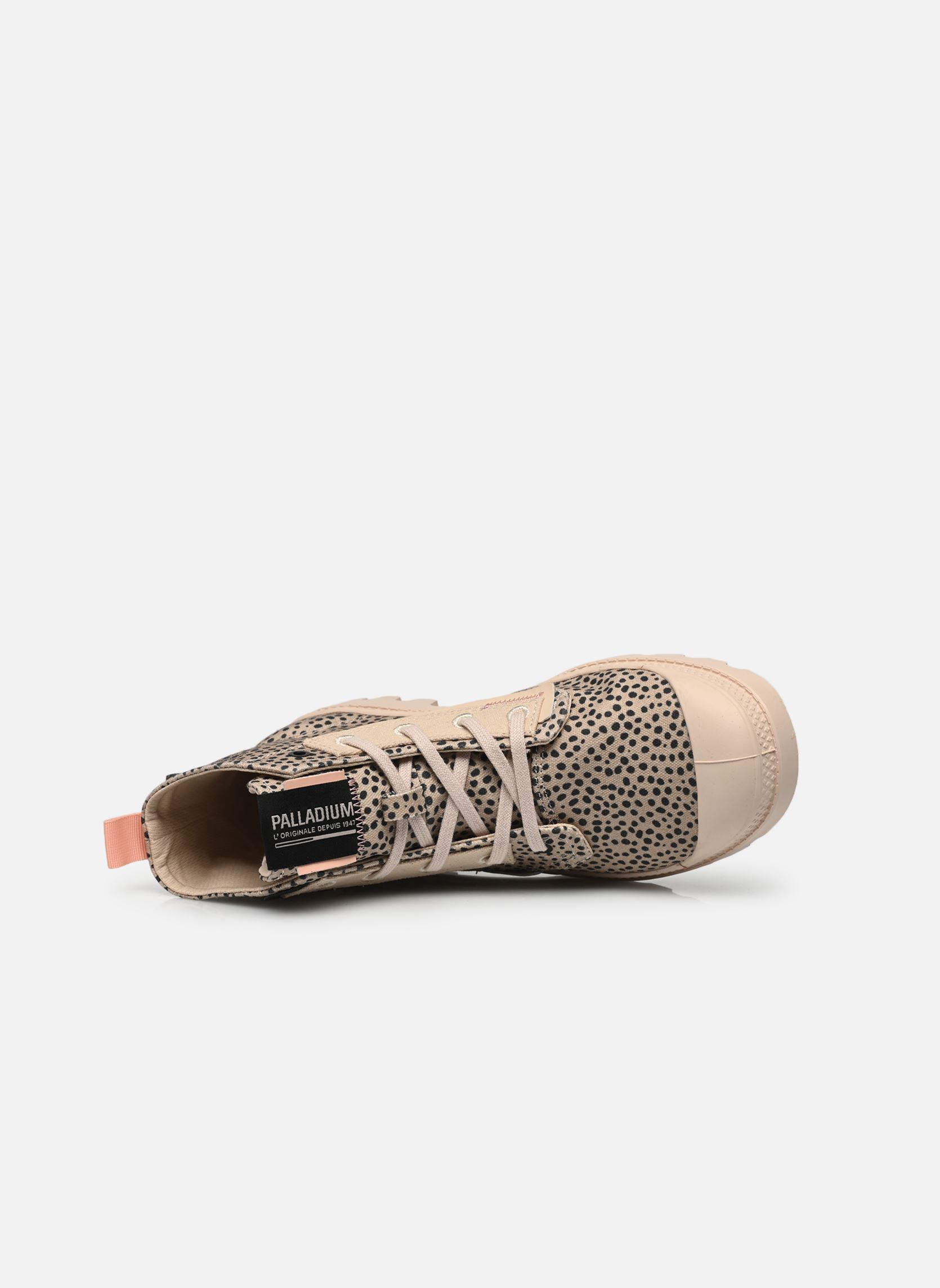 Baskets toile PAMPA UNDERLAYER femme beige Palladium Baskets toile PAMPA UNDERLAYER femme beige SAND LEOPARD