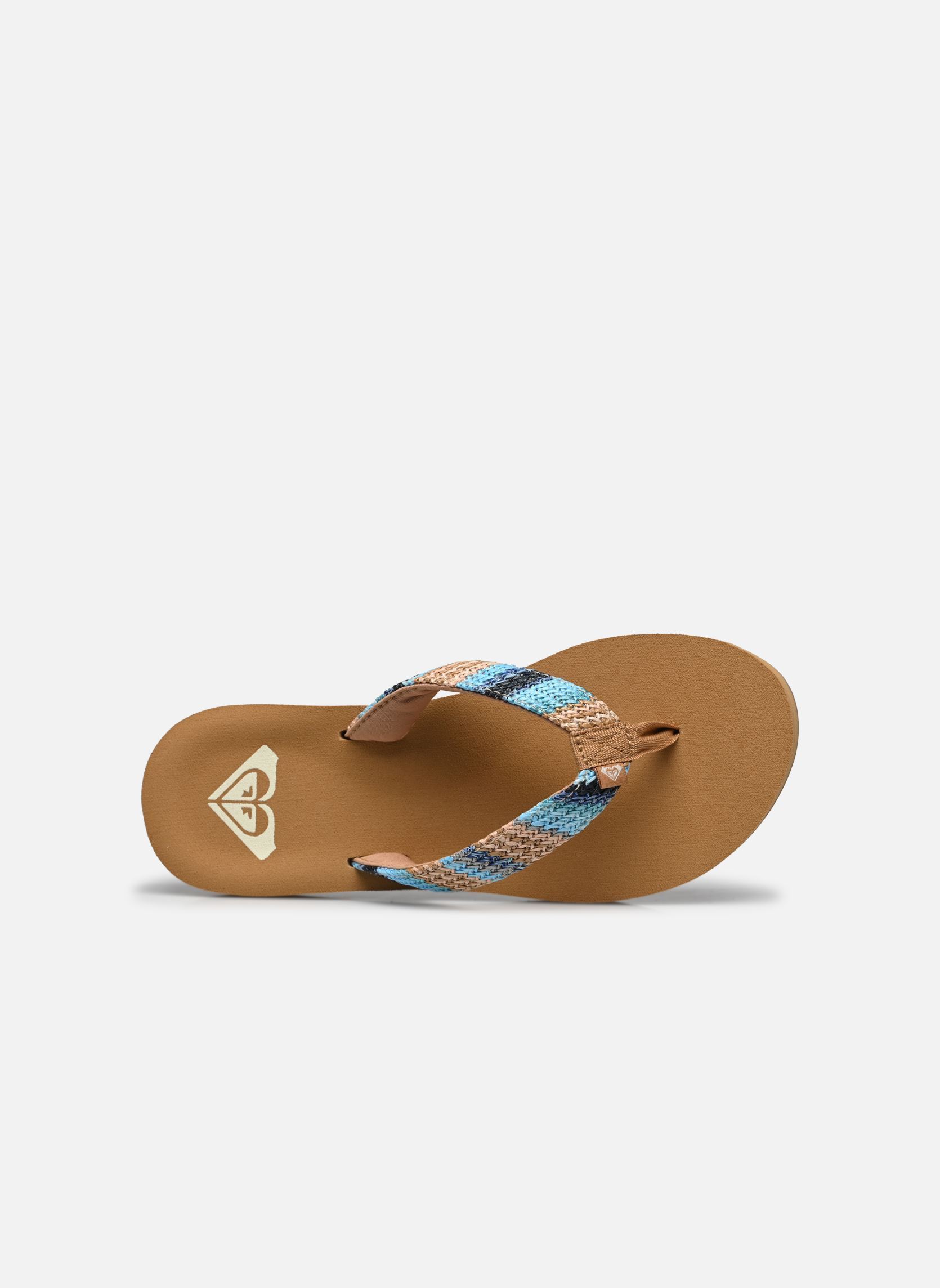 Tongs PORTO RAFFIA II femme multicolore Roxy Tongs PORTO RAFFIA II femme multicolore Blue Depths